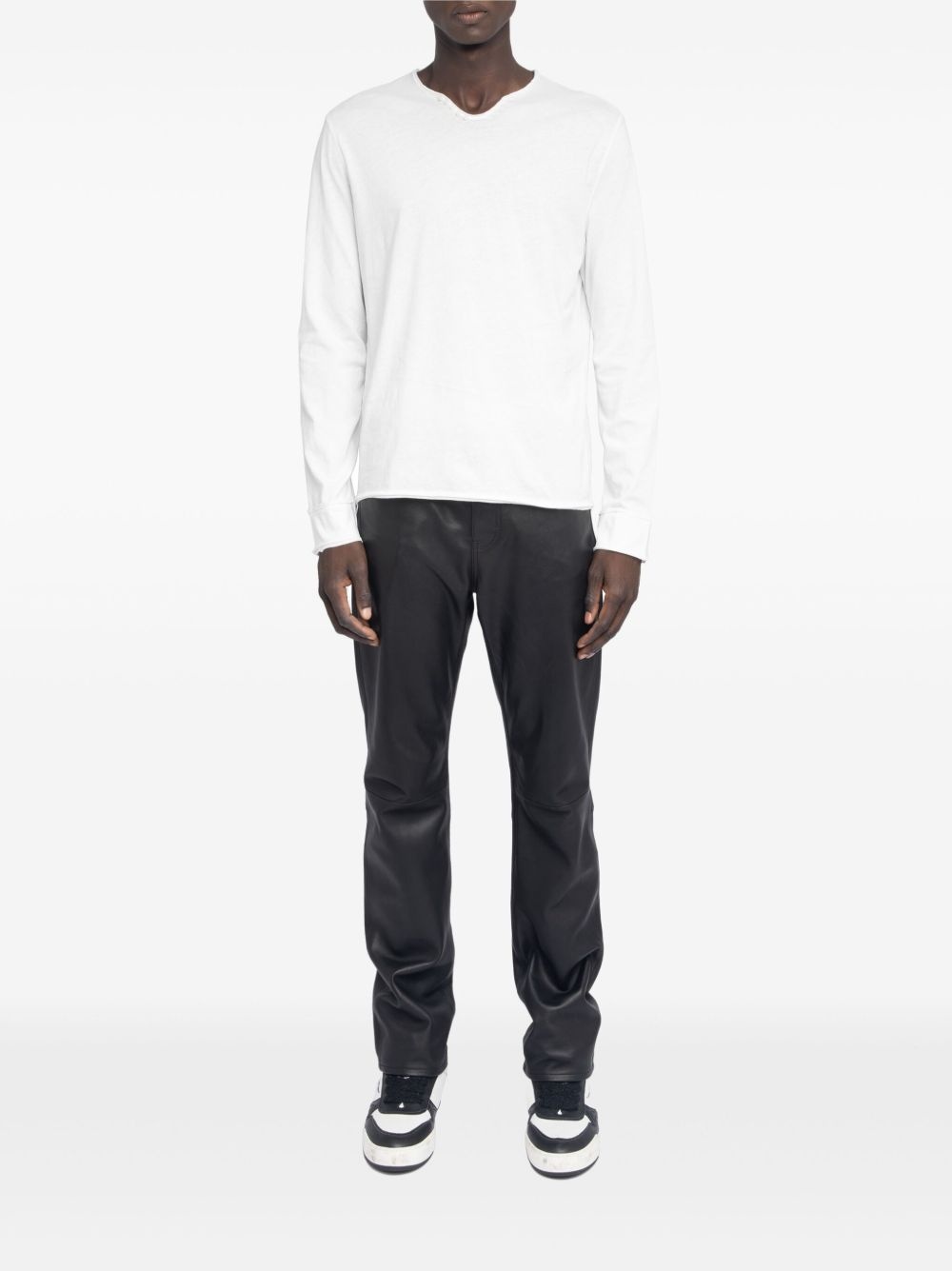Henley long-sleeve T-shirt - 2
