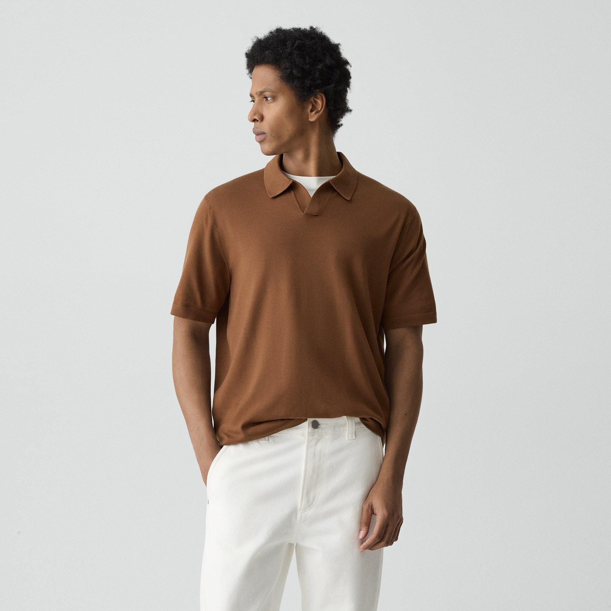 Relaxed Polo Shirt in Regal Wool - 2