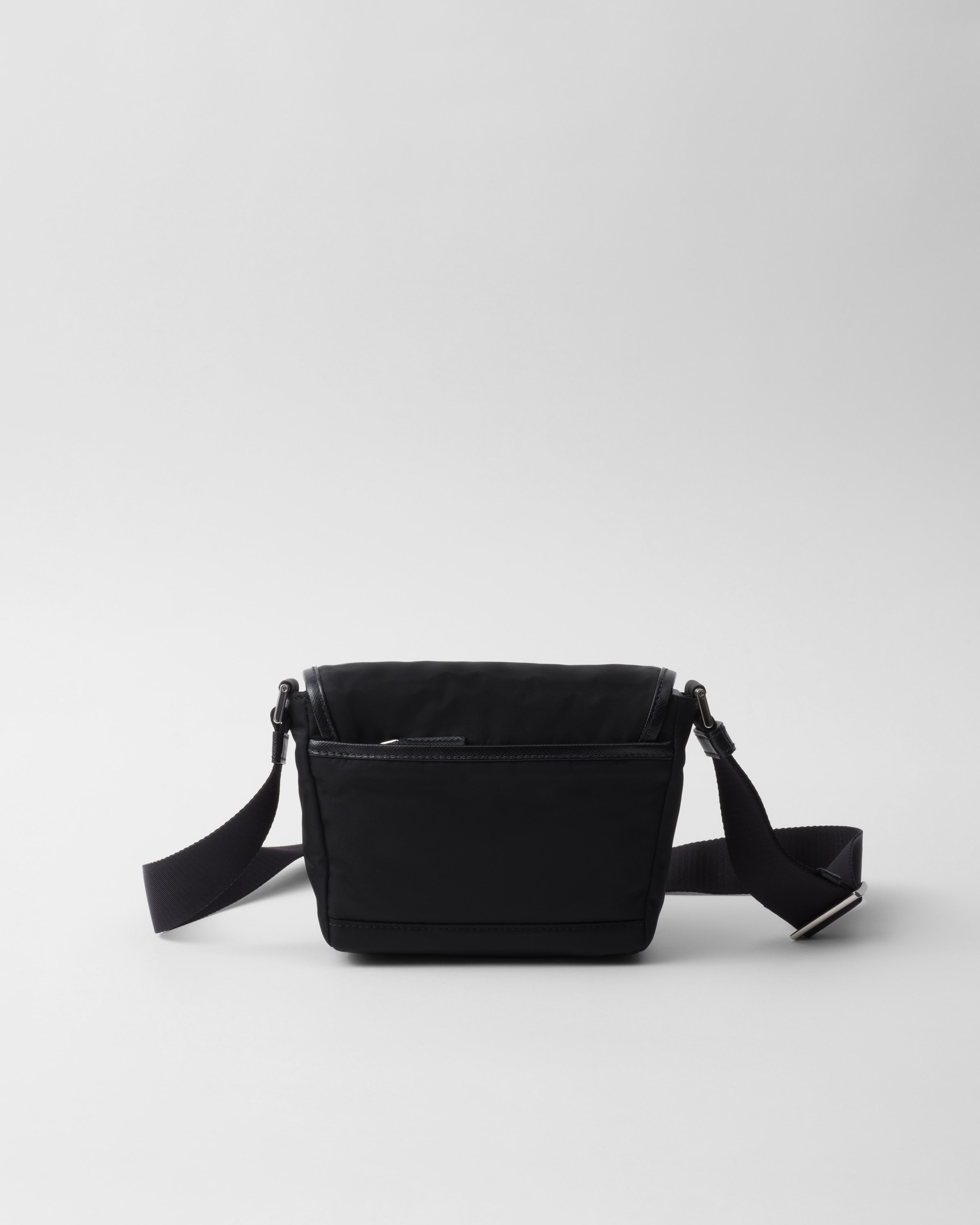 Re-Nylon and Saffiano leather shoulder bag - 3