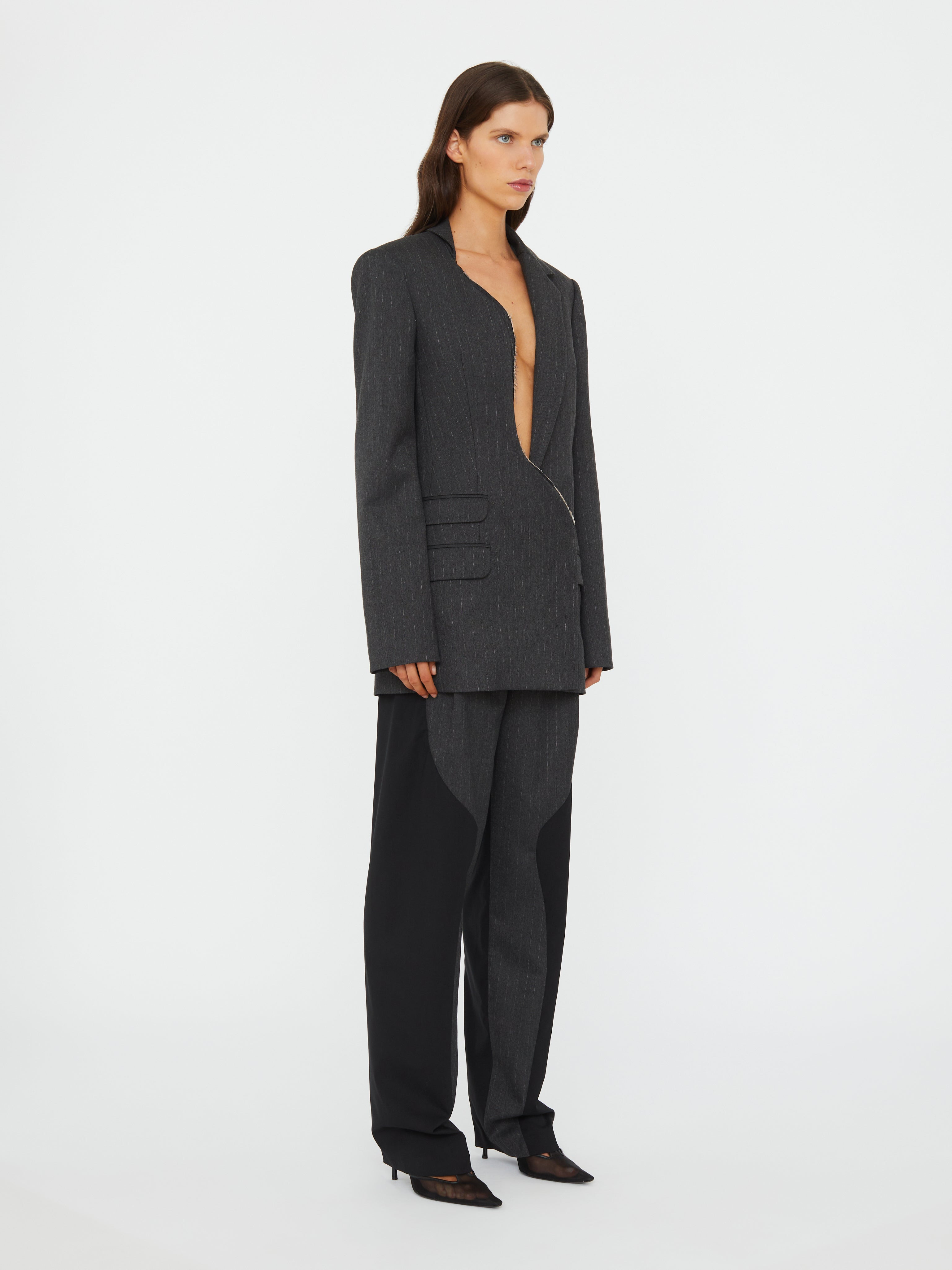 Torrent Pinstripe Blazer - 3