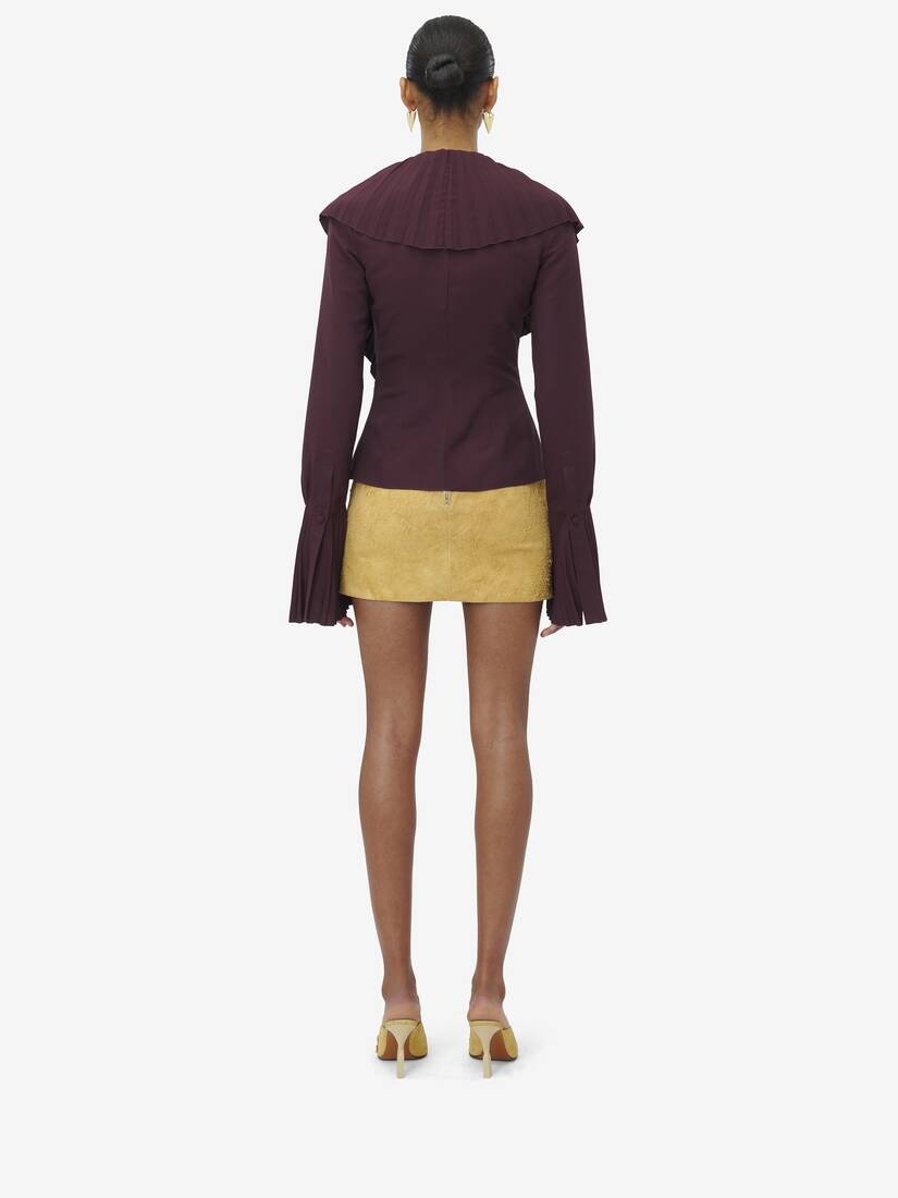 Plissé Blouse - 4