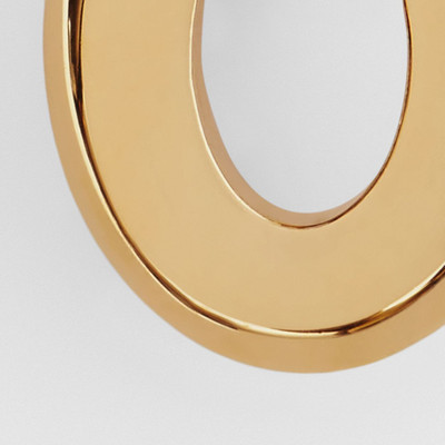 Burberry Gold-plated Cut-out Detail Earrings outlook