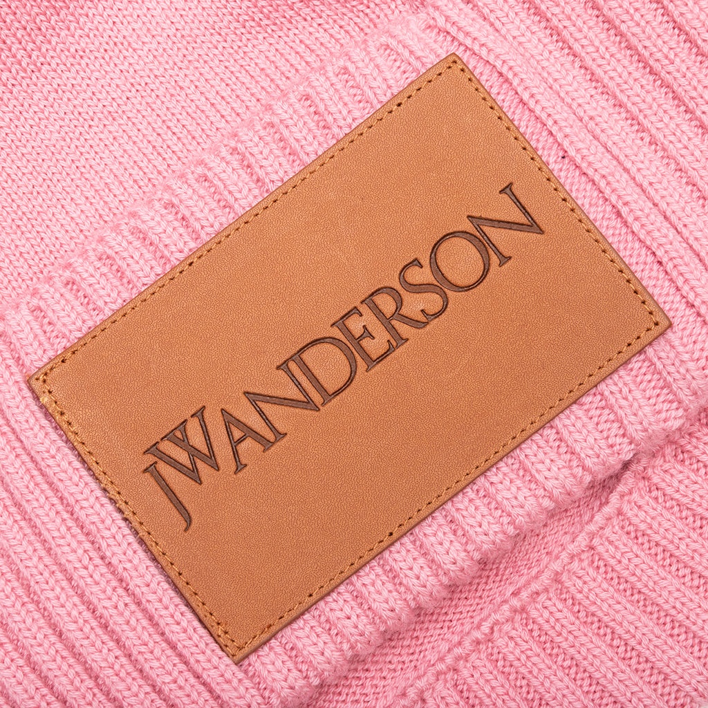 LOGO PATCH BEANIE - PINK - 2