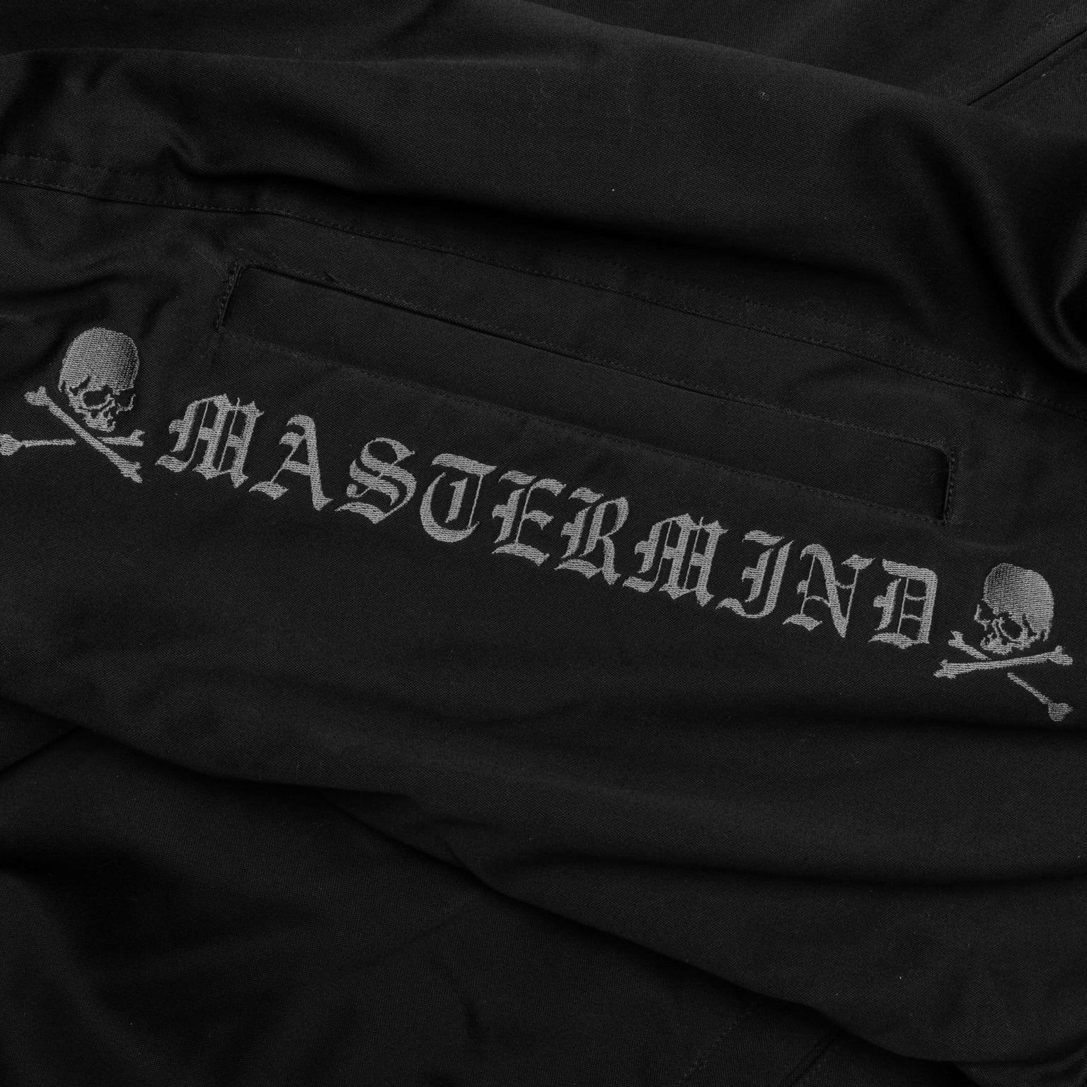 mastermind JAPAN PUZZLE BOMBER WOVEN JACKET - BLACK mastermind JAPAN PUZZLE BOMBER WOVEN JACKET - BLACK