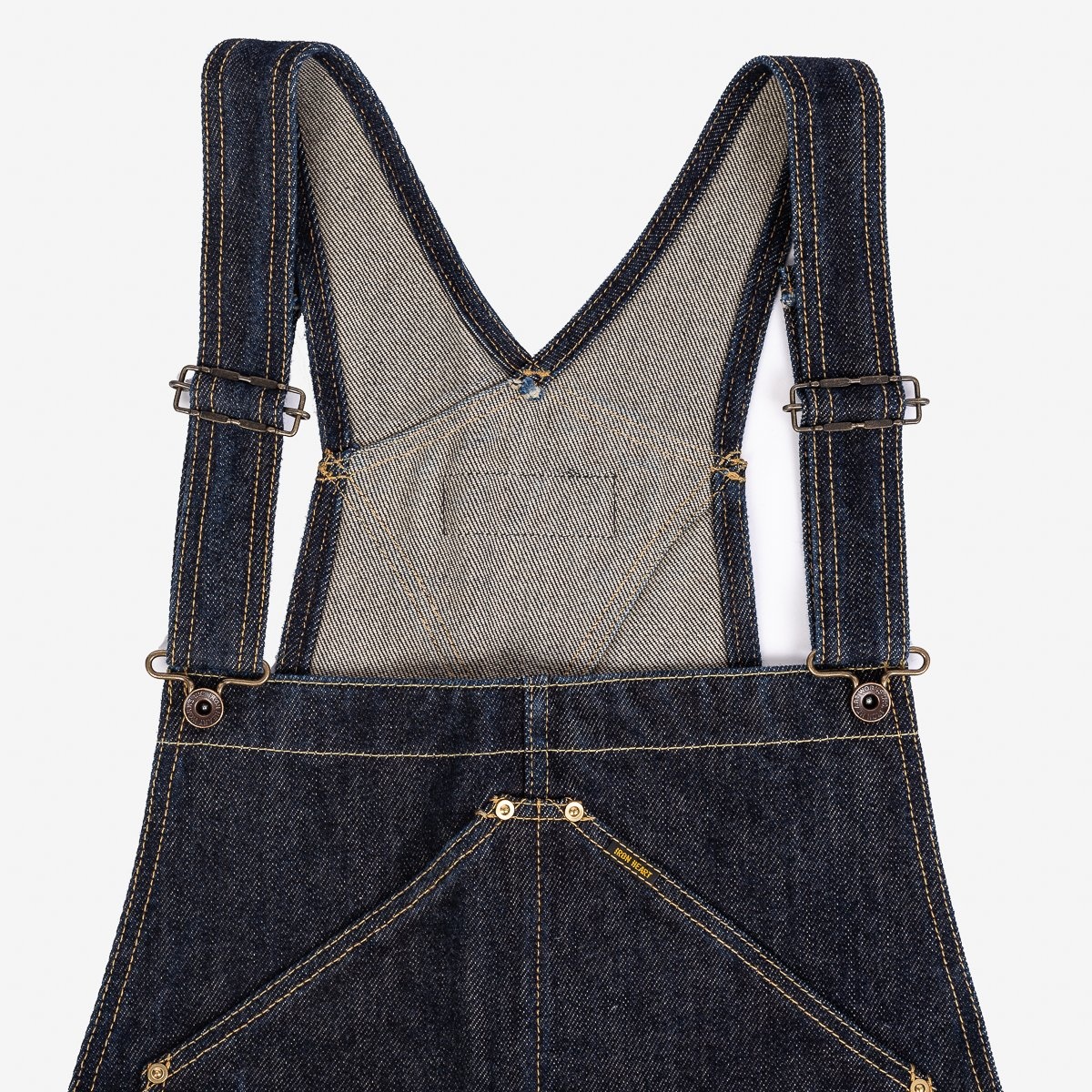 IH-805 21oz Selvedge Denim Double Knee Overalls - Indigo - 5