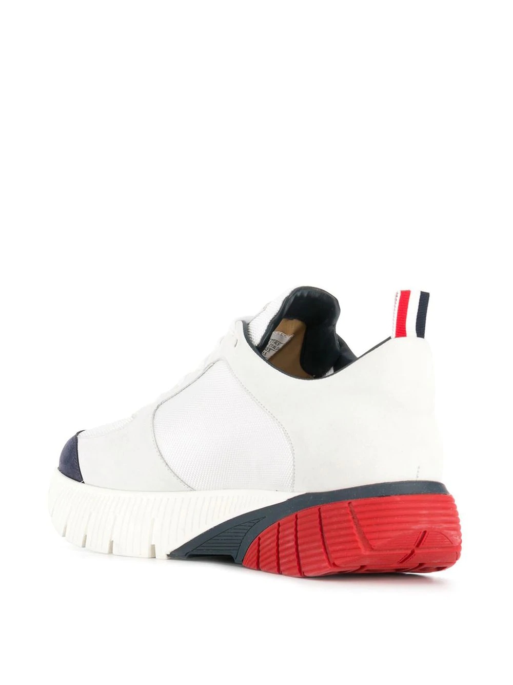 tricolour sole sneakers - 3