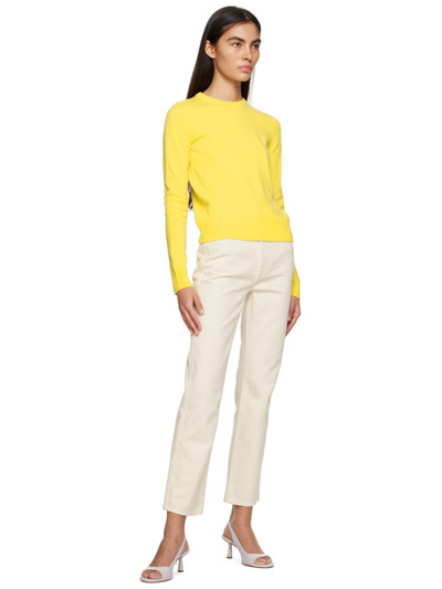 Vince Yellow Classic Sweater outlook