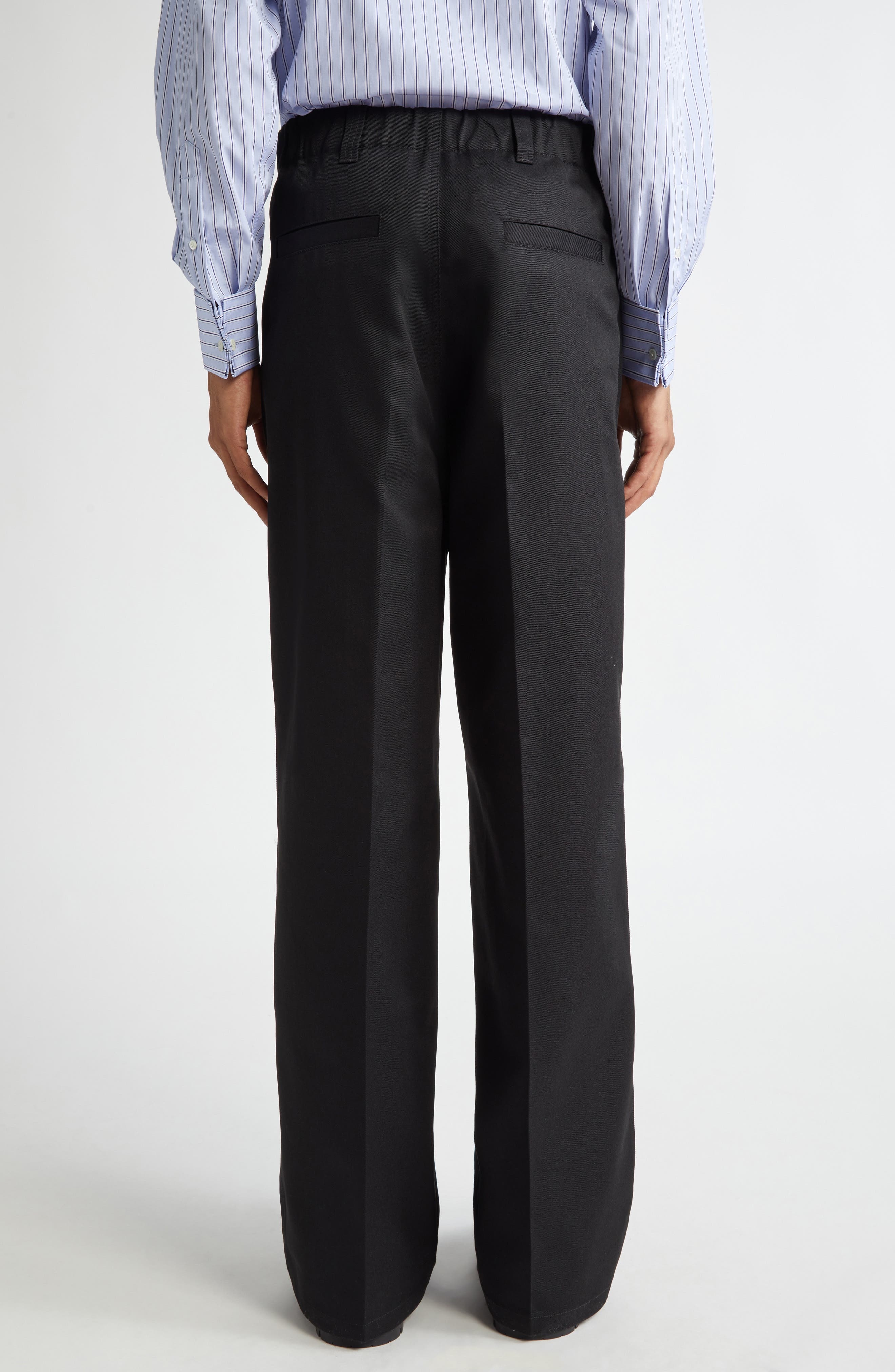 Maison Margiela Tailored Trousers in Black at Nordstrom - 3