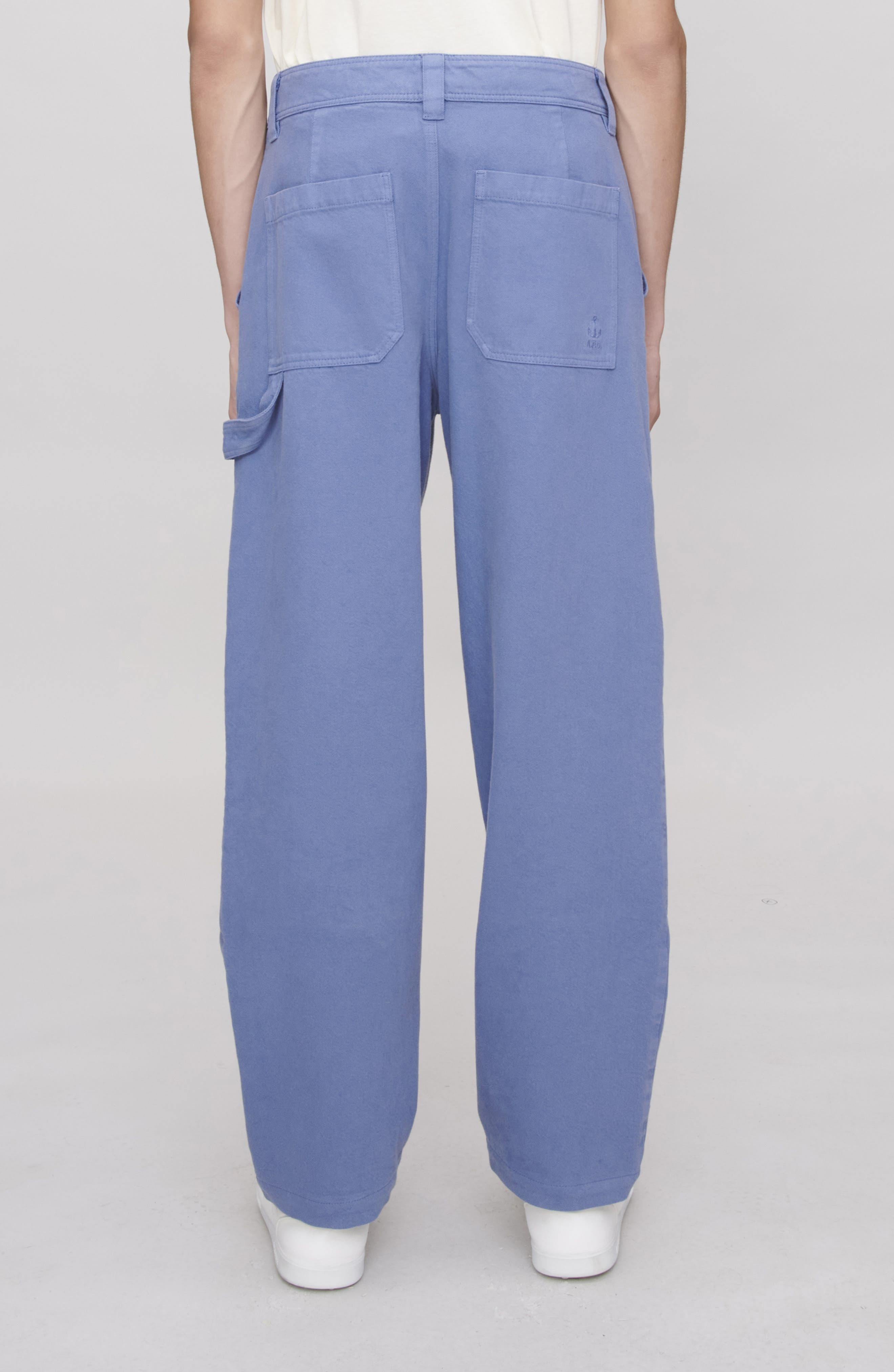 A.P.C. Gustav Loose Fit Organic Cotton Carpenter Pants in Iaa at Nordstrom - 2