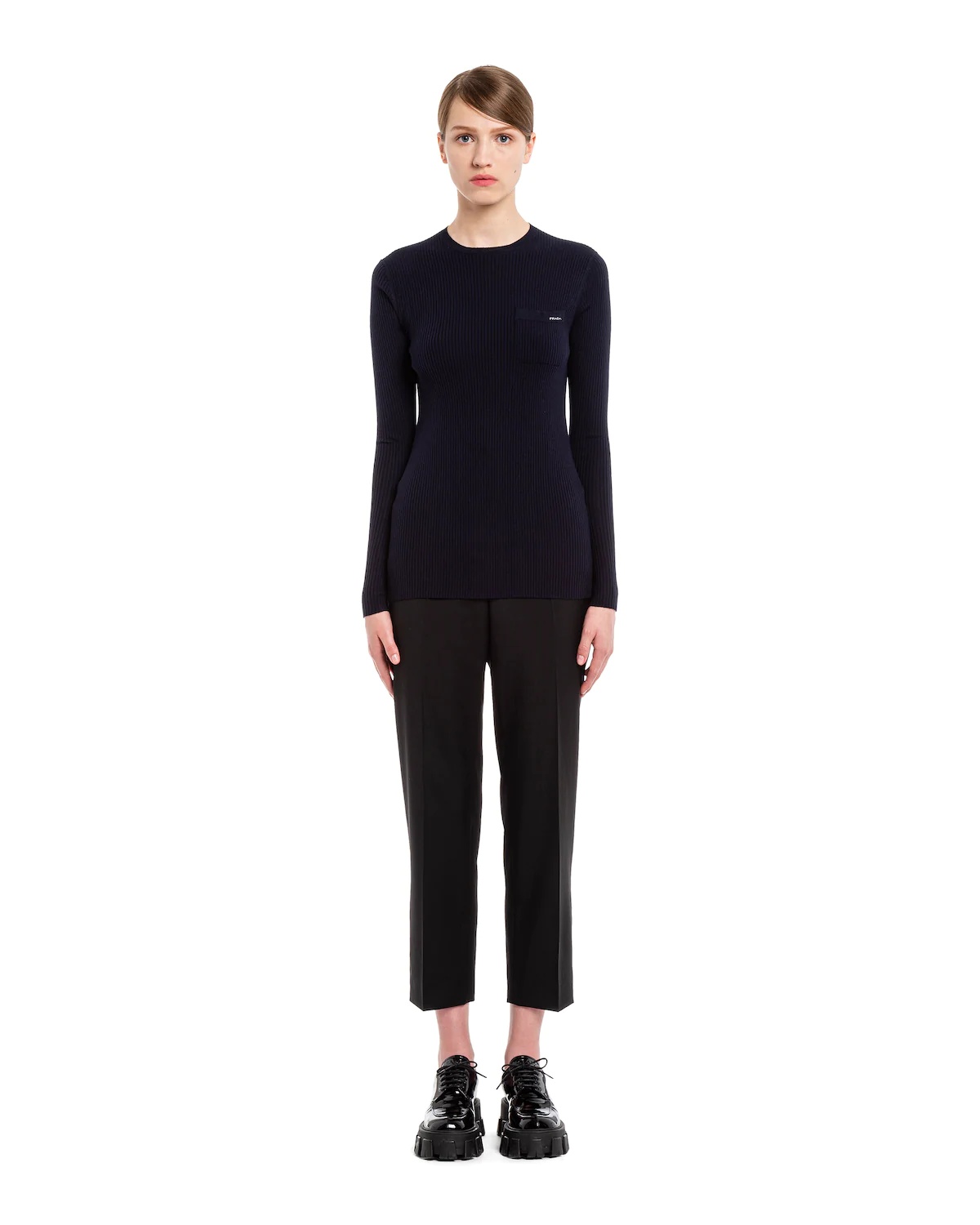 Wool and silk crew-neck sweater - 2