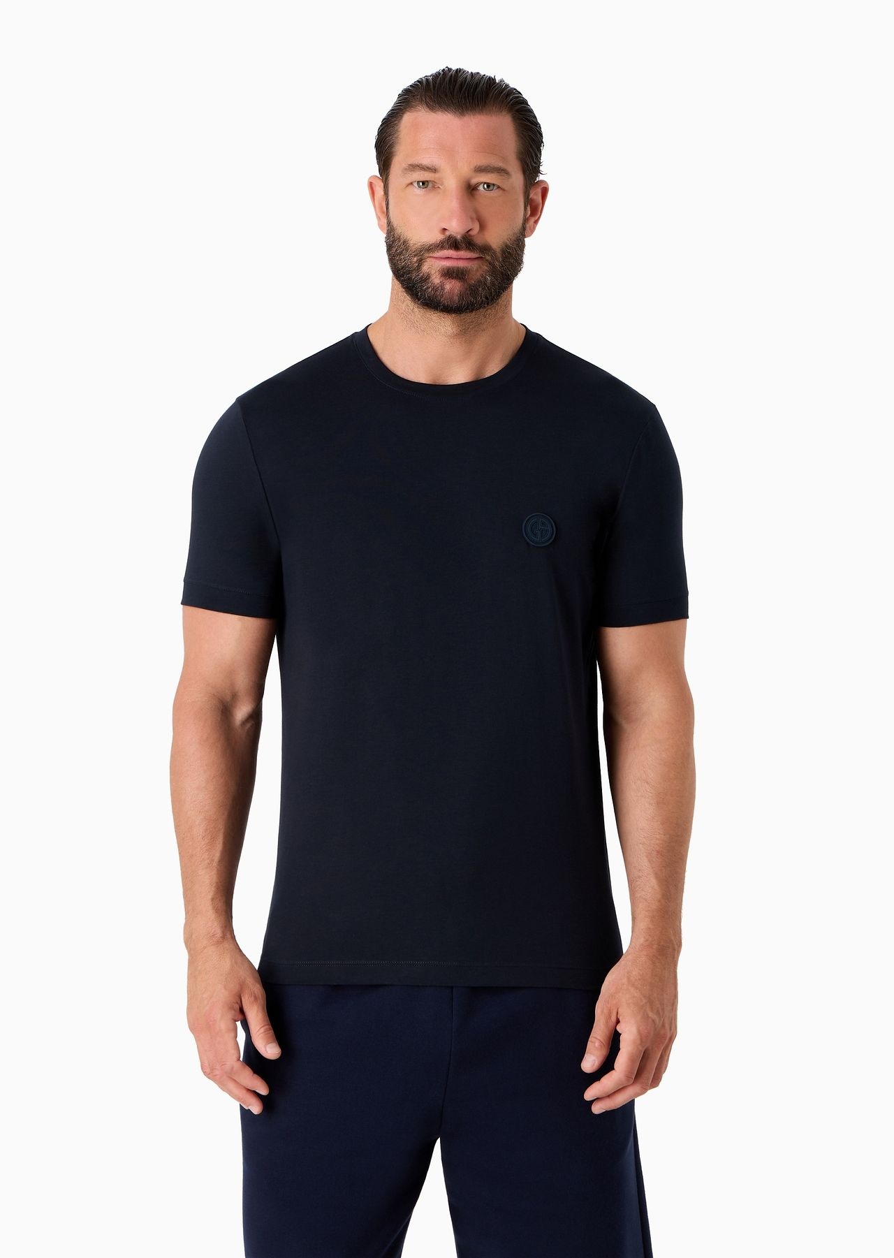 Short-sleeved Pima cotton jersey T-shirt - 2