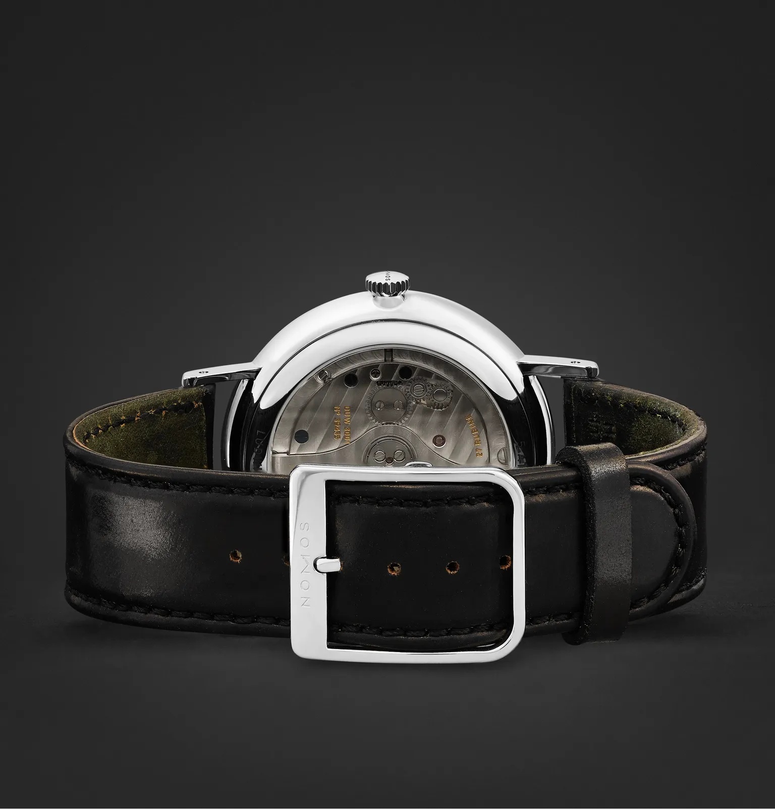 Ludwig Neomatik 39 Limited Edition Automatic 38.5mm Stainless Steel and Leather Watch, Ref. No. 250 - 2