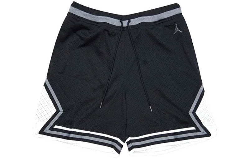 Jordan Air Jordan Essential Statement Splicing Stripe Basketball Sports Short Pant Men's Black DC3195-010 outlook