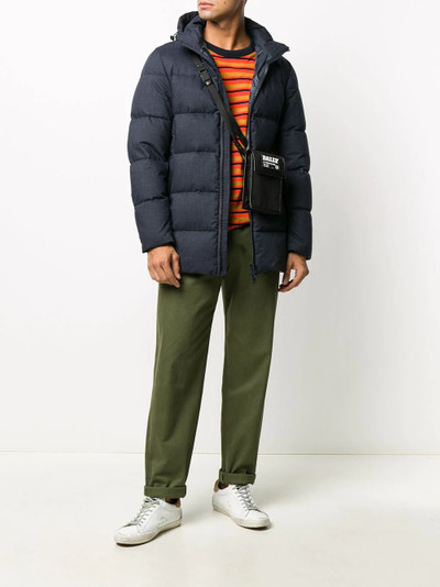 Herno down-feather hooded coat outlook