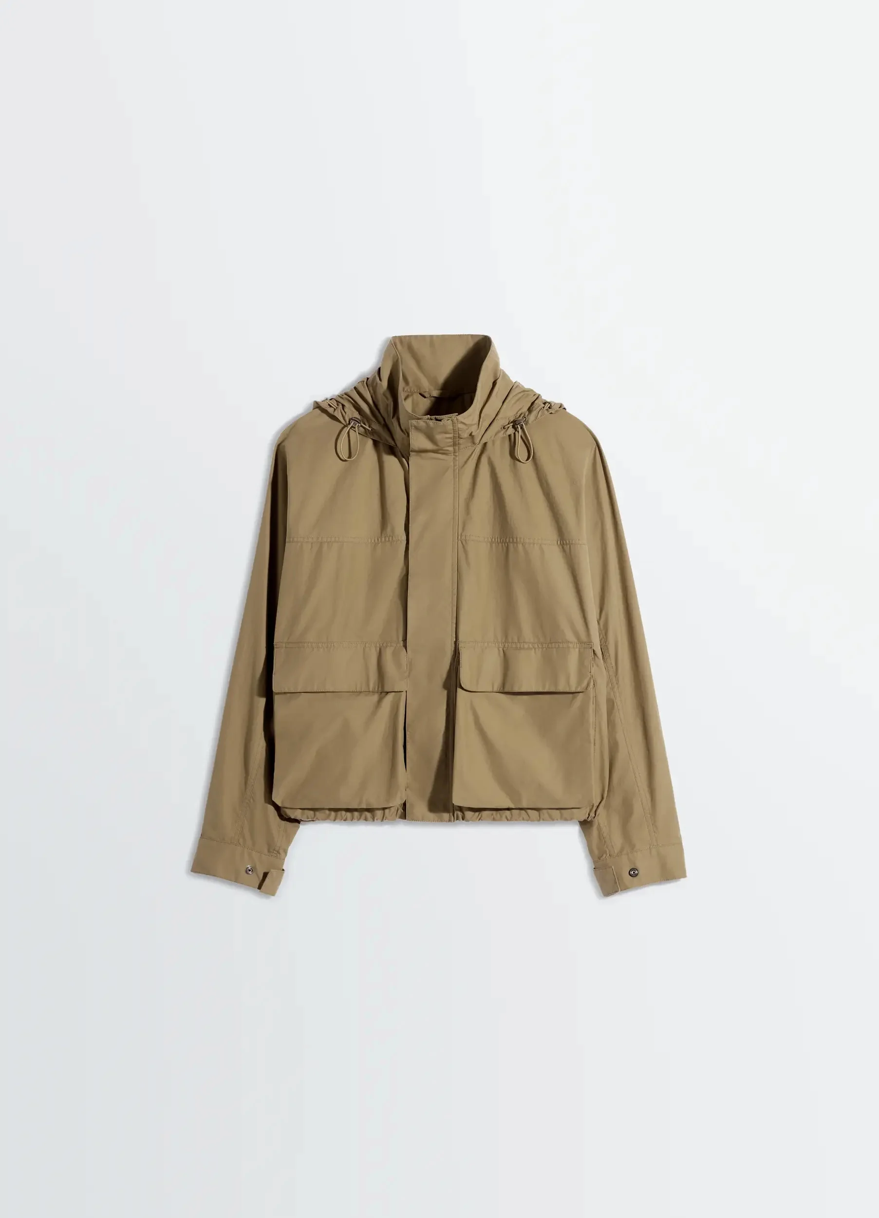 SHORT RAIN PARKA IN VENTILE® COTTON - 1