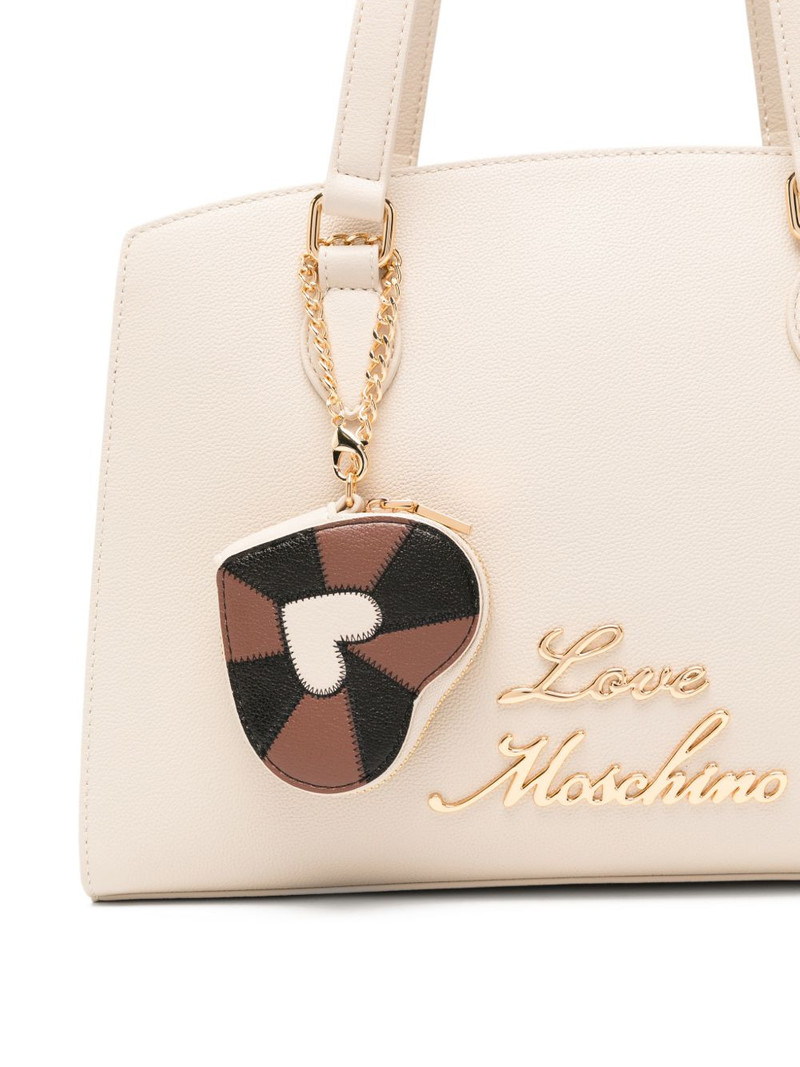 heart-charm tote bag 3