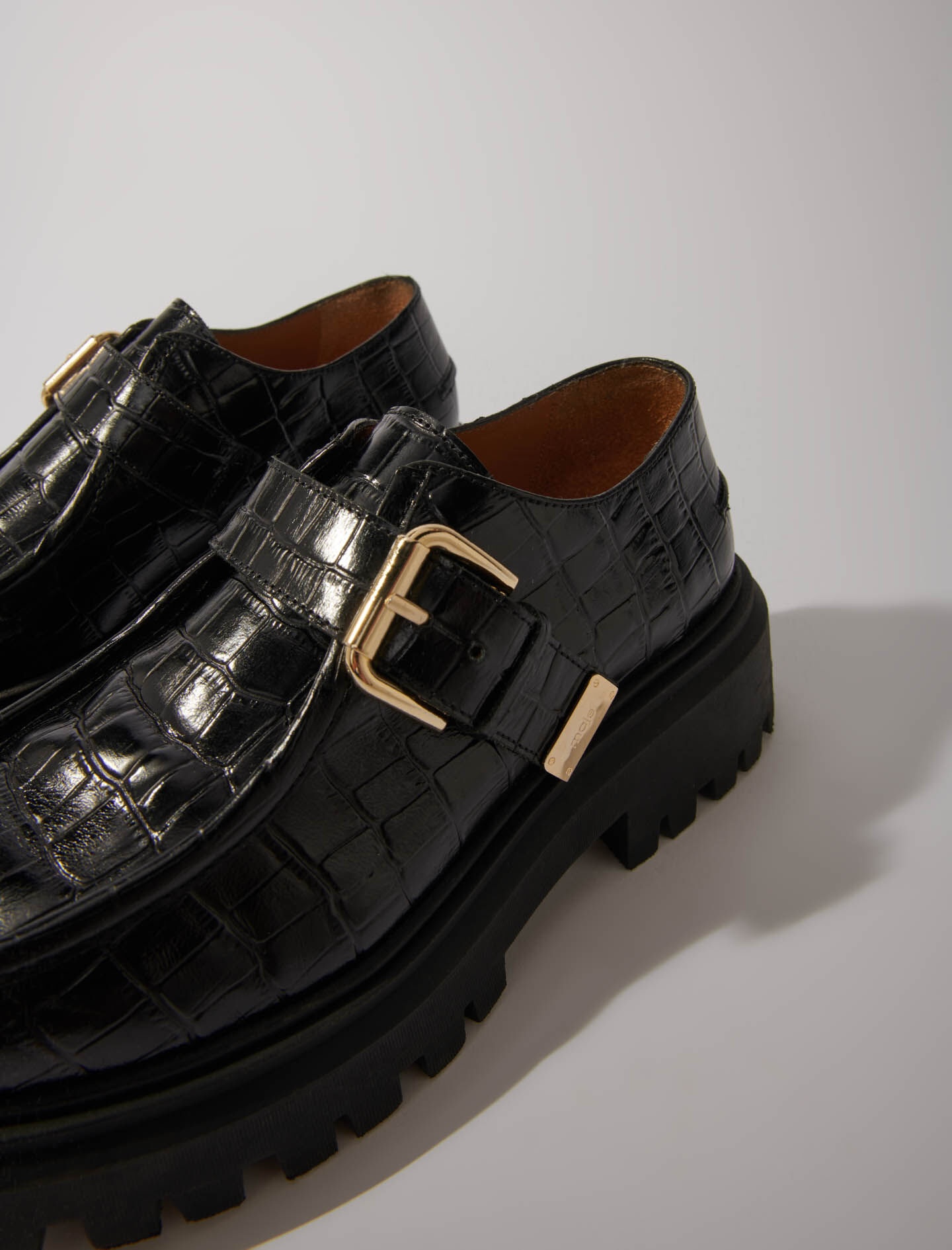 Chunky leather Derbies - 3