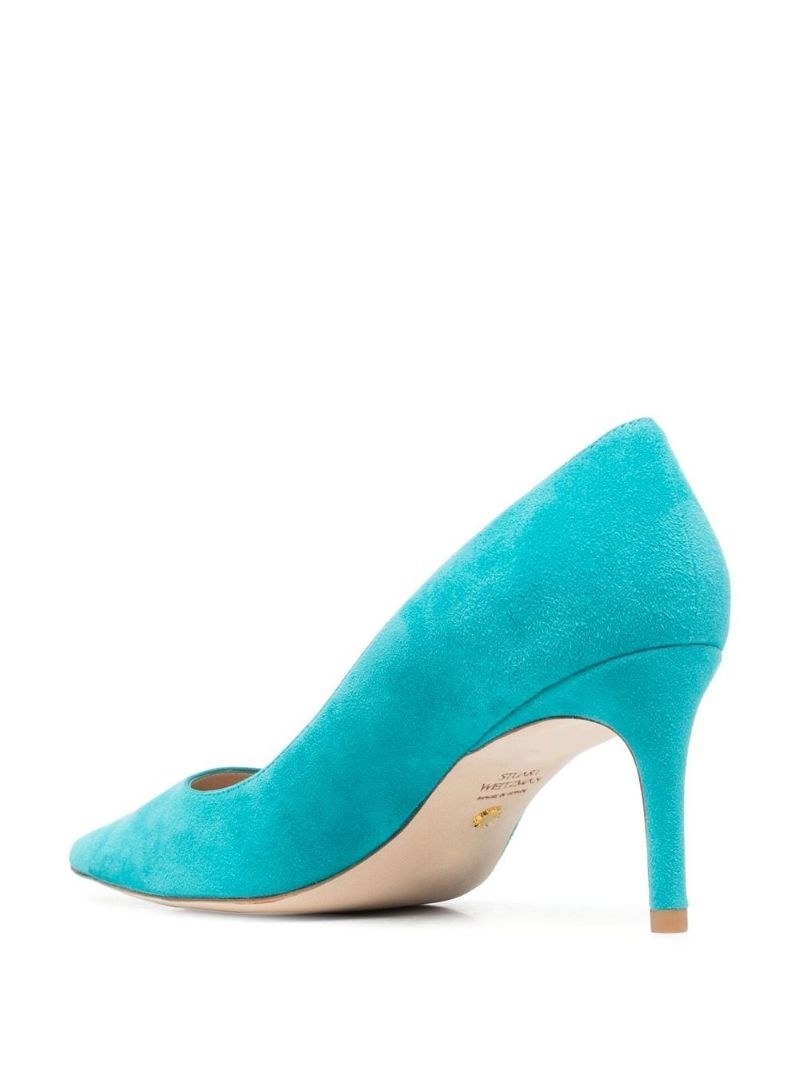 pointed 70mm suede pumps - 3