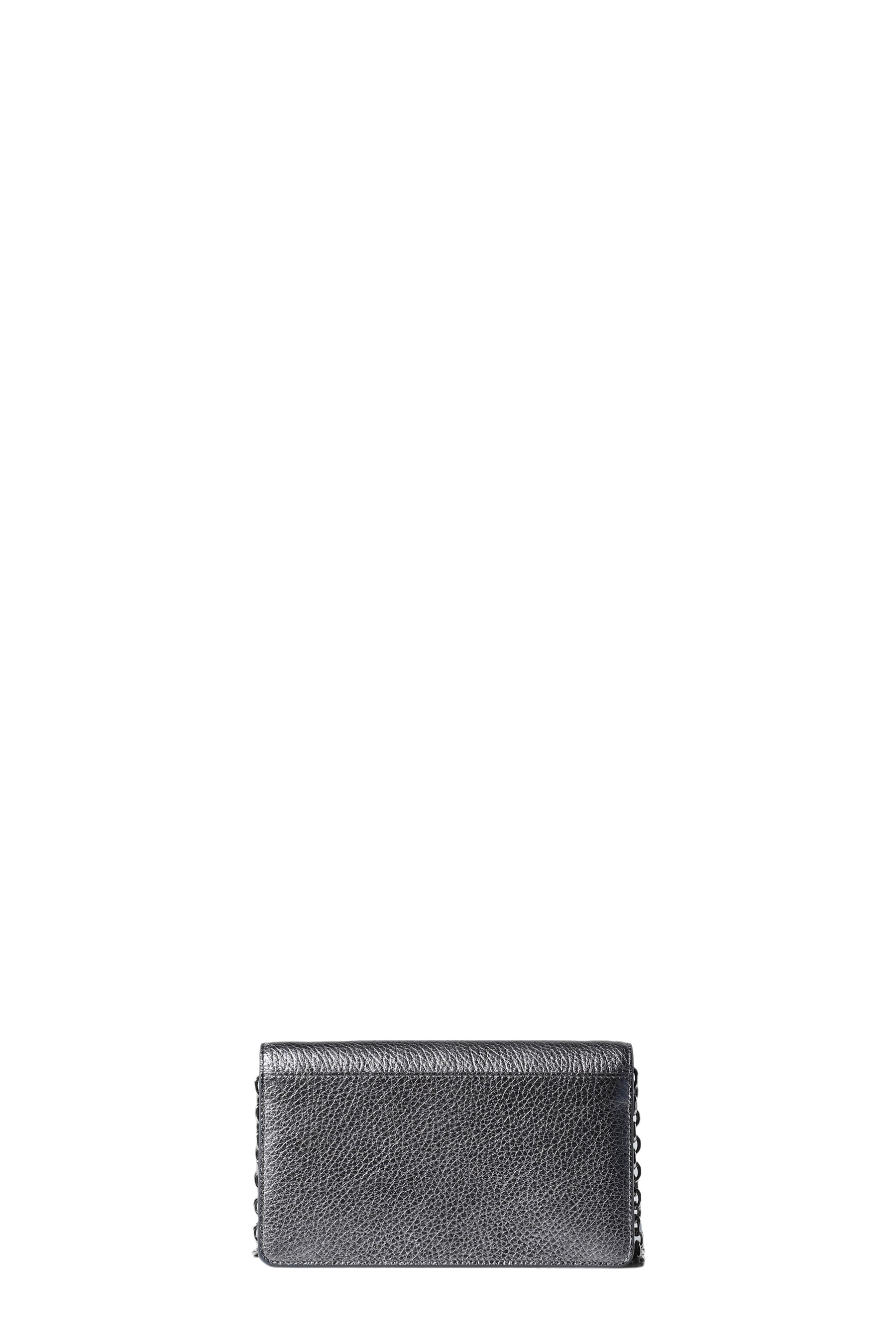 WALLET ON CHAIN MEDIUM / METALLIC GRY - 4