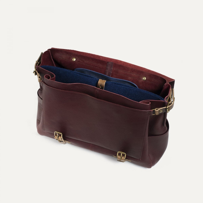 48H IRVING EXECUTIVE POSTMAN BAG - PEAT 4