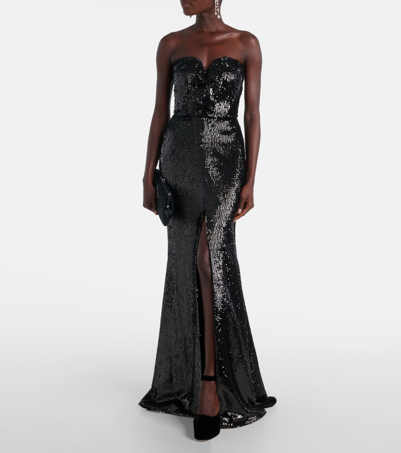 MALONE SOULIERS Mora 125 velvet platform pumps outlook