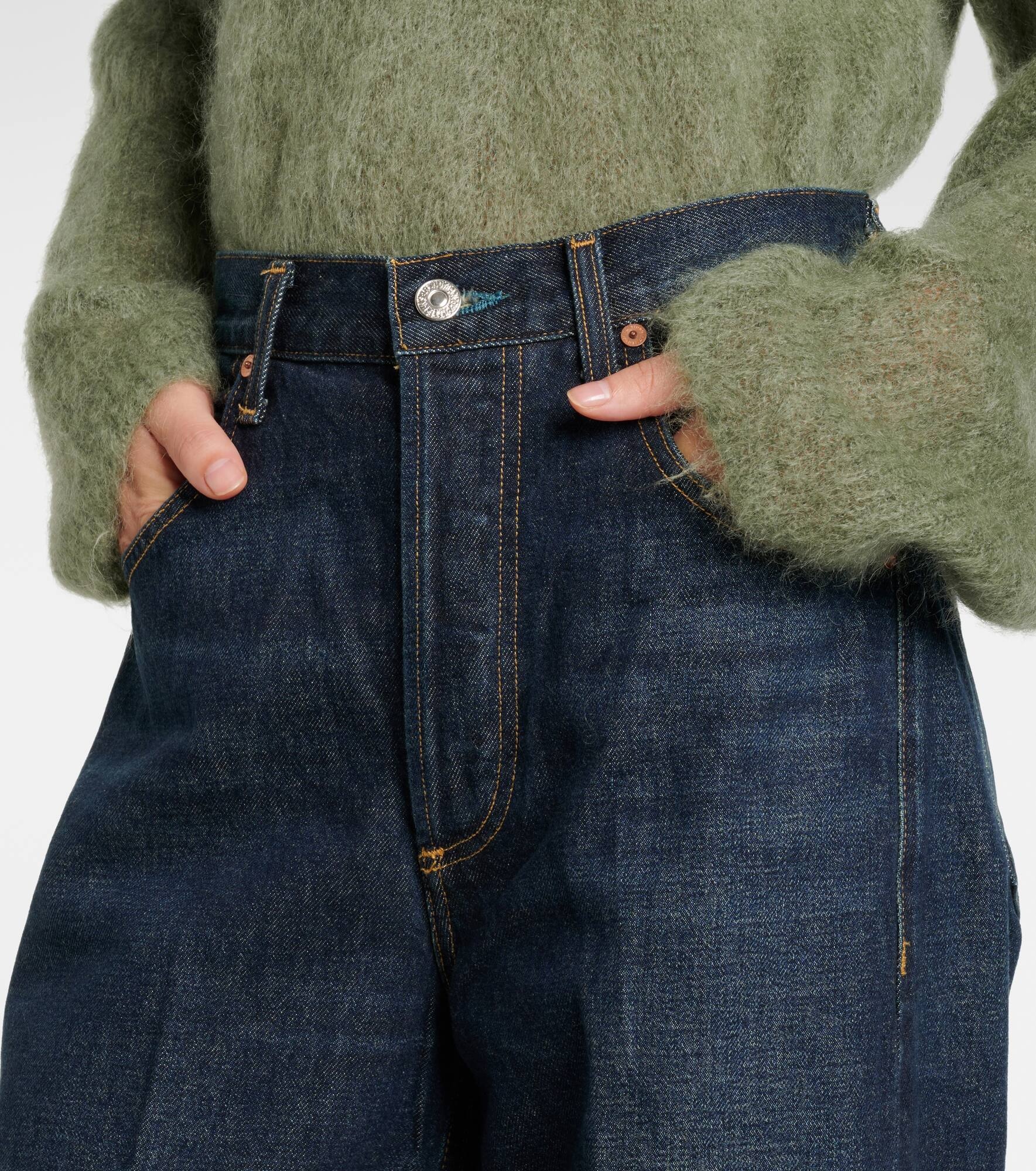 Ayla high-rise wide-leg jeans - 4