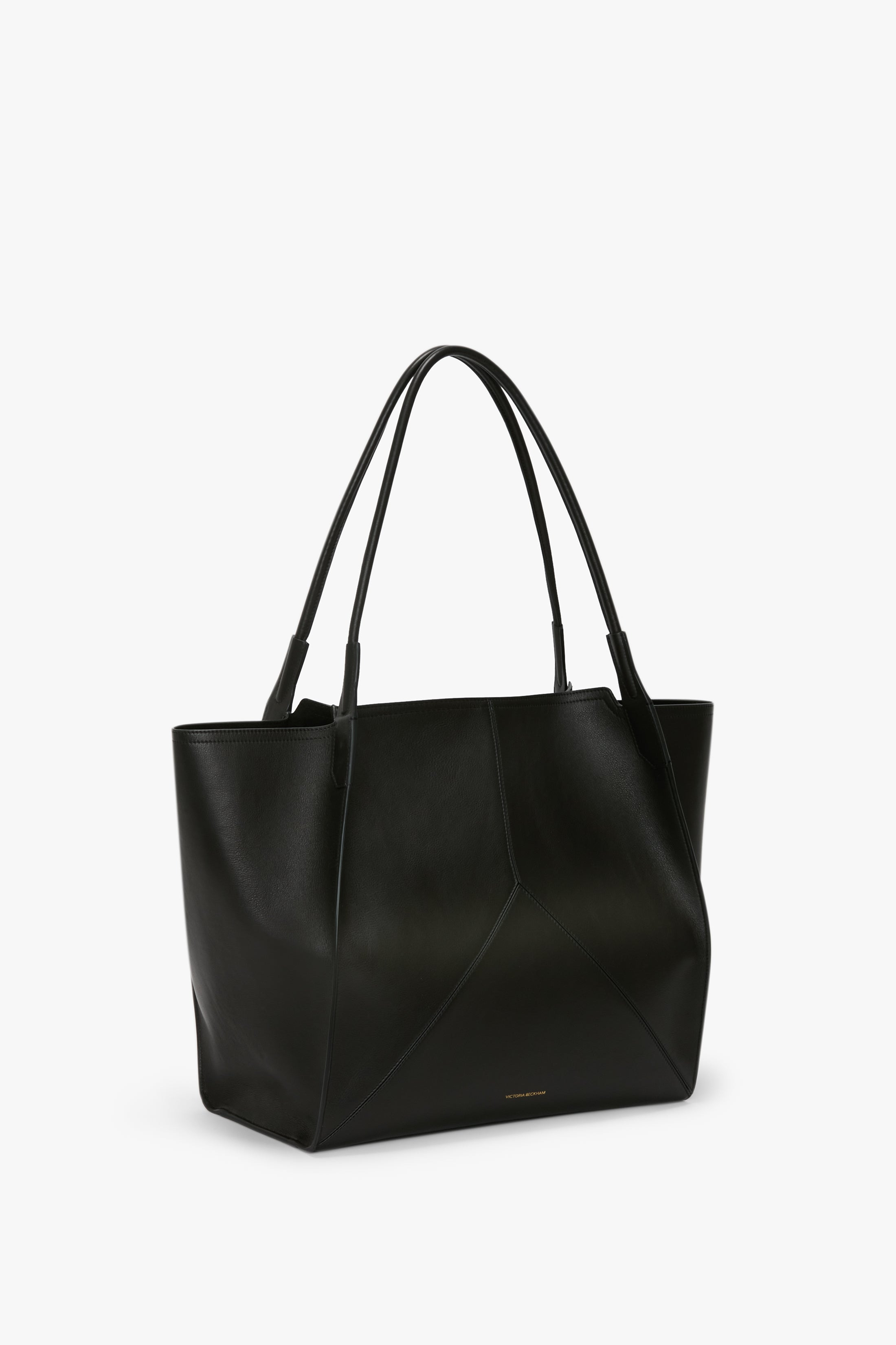 Victoria Tote In Black Soft Leather - 2