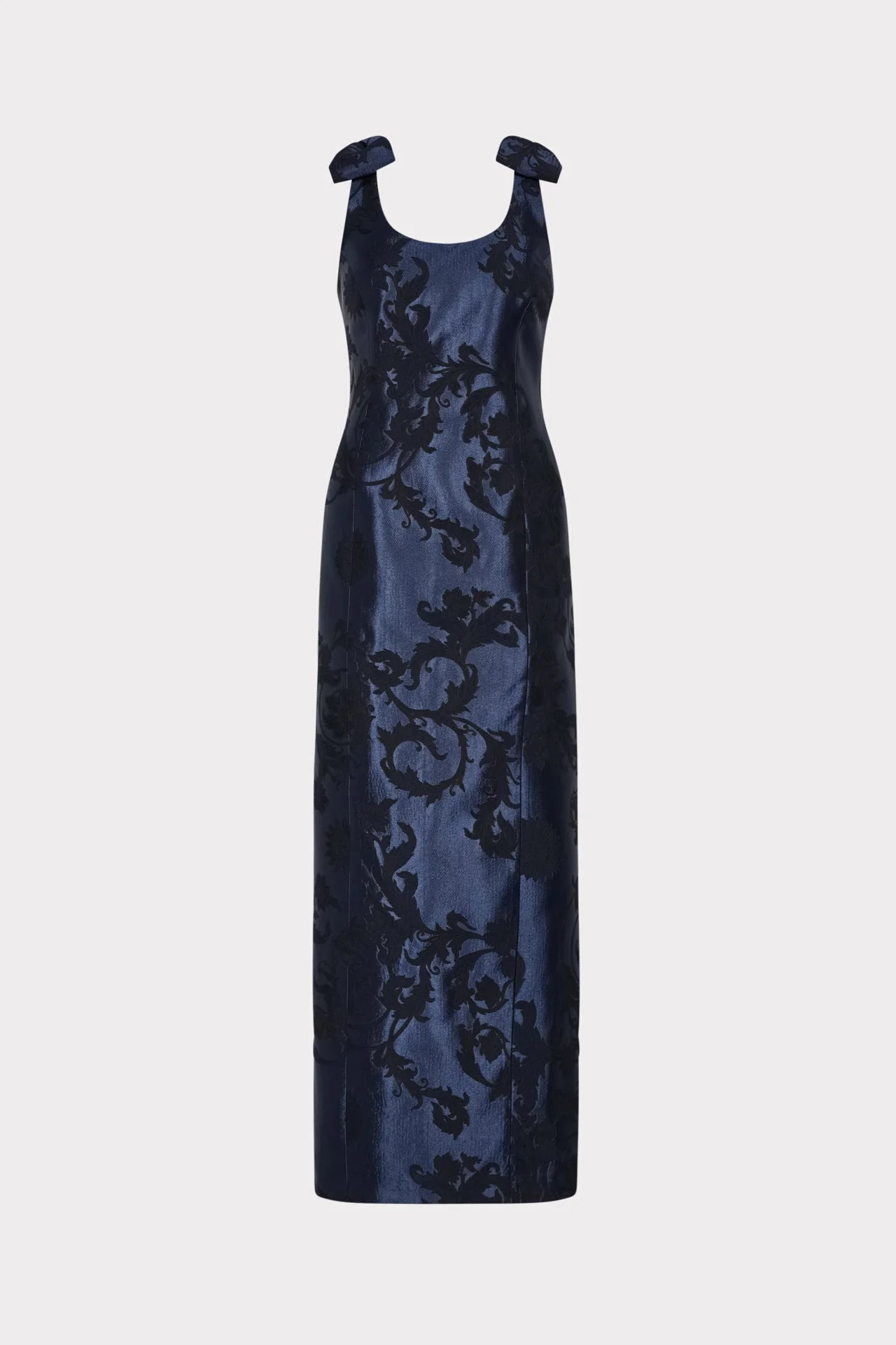 Kaelynn Floral Jacquard Dress - 1
