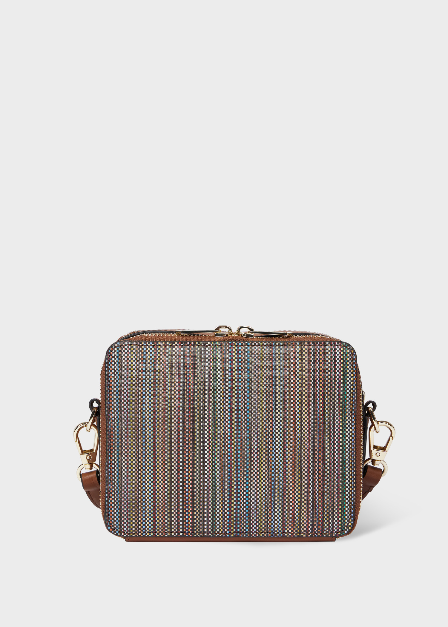 Women's 'Signature Stripe' Canvas Camera Bag - 1