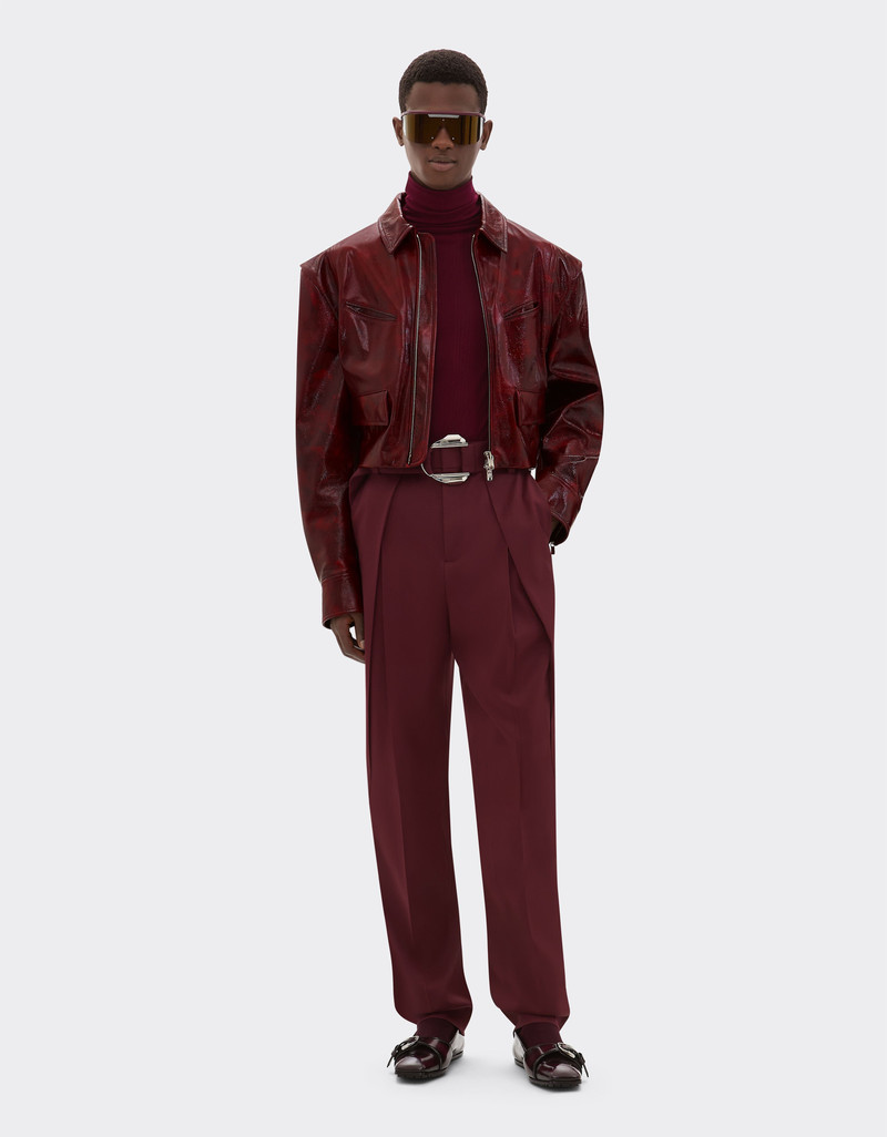 Ferrari Blouson in brushed leather outlook