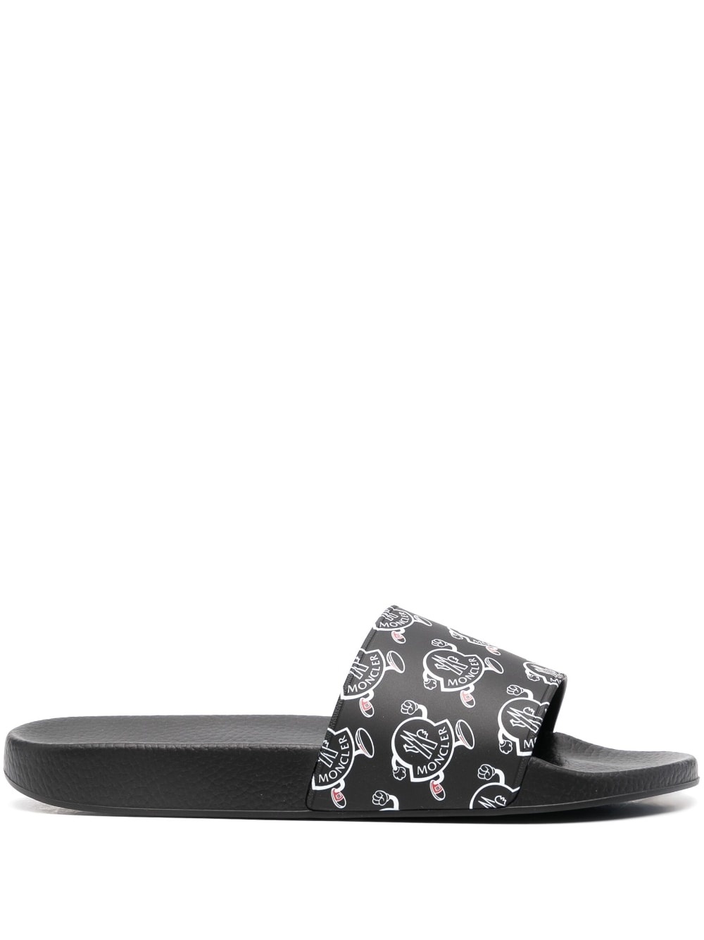 logo-print open-toe slides - 1