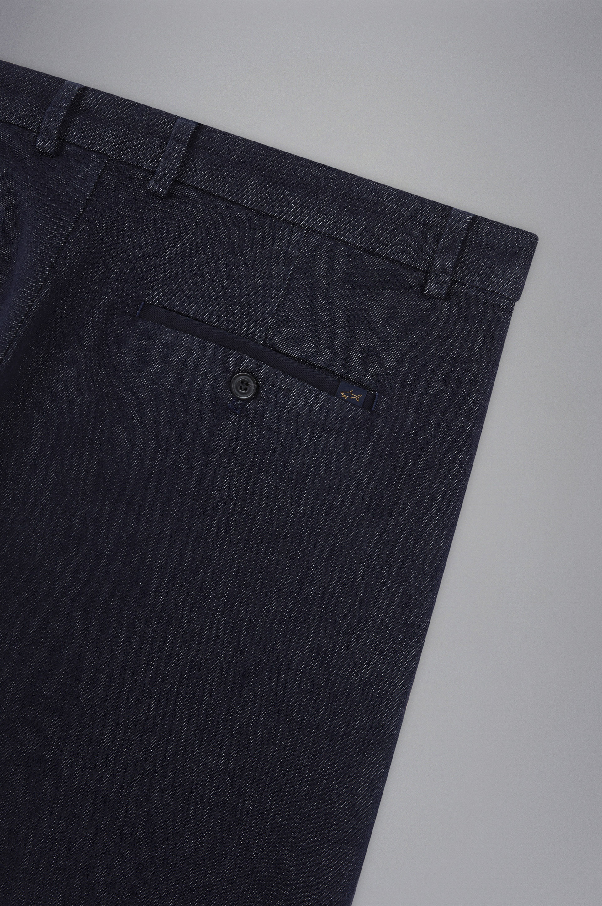 COTTON STRETCH CHINO TROUSERS - 6