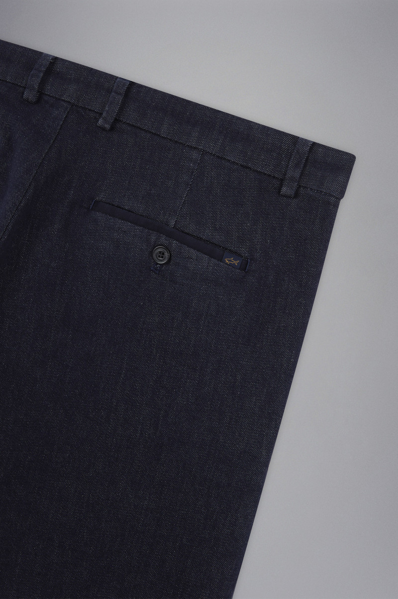 COTTON STRETCH CHINO TROUSERS 6