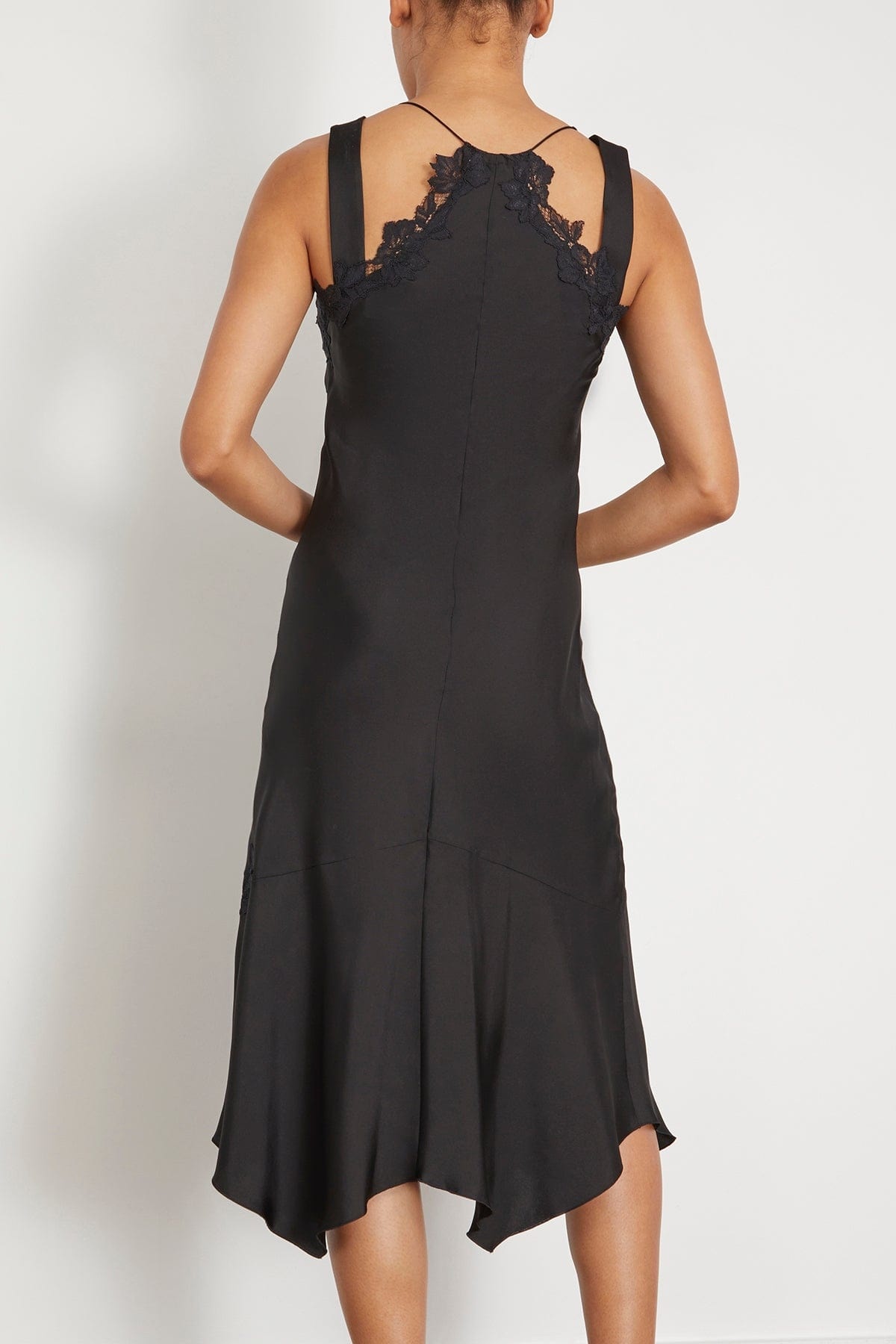 Sensual Coolness Dress in Pure Black - 4