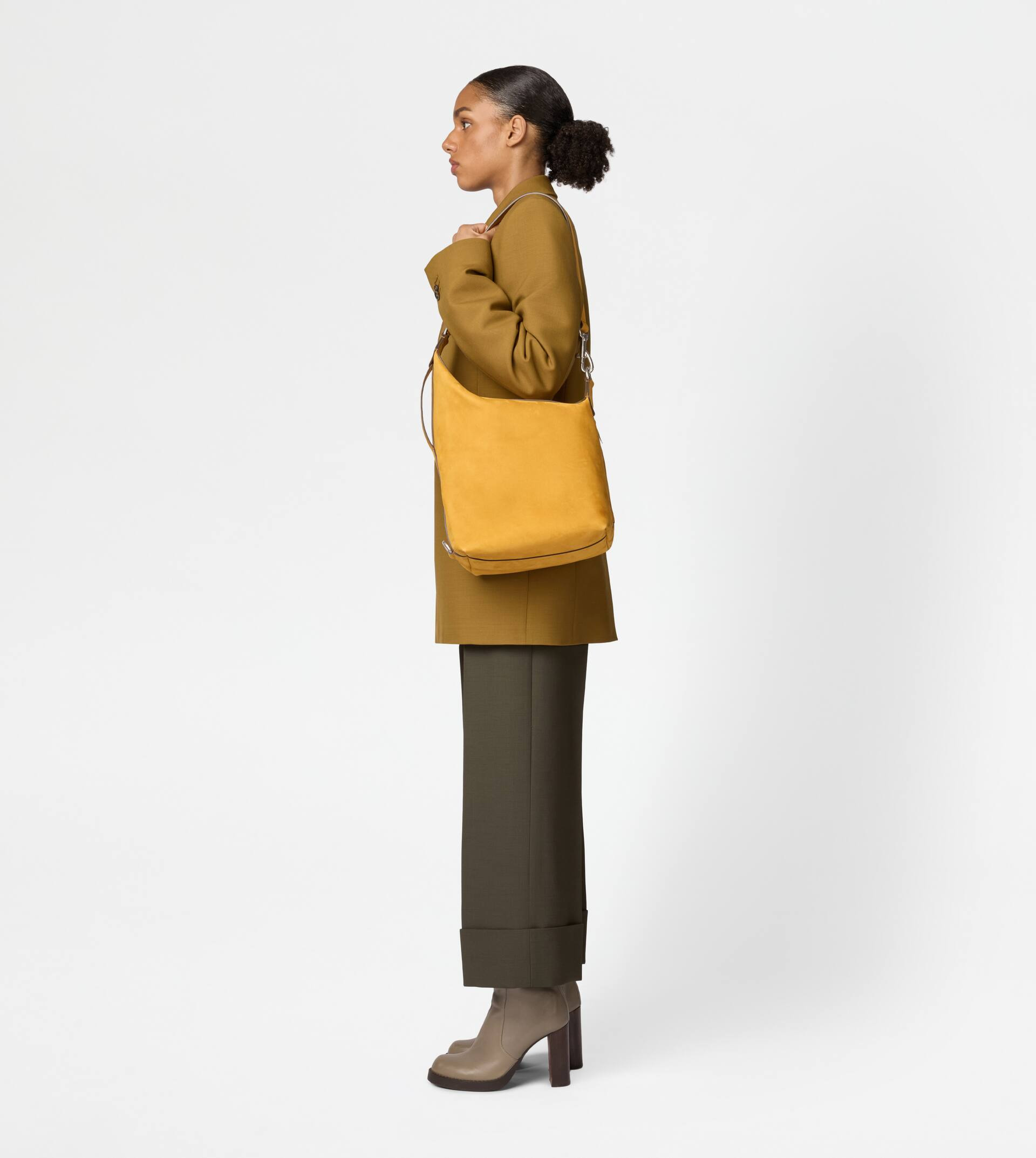 TOD’S MEDA BAG IN NUBUCK SMALL - YELLOW - 7