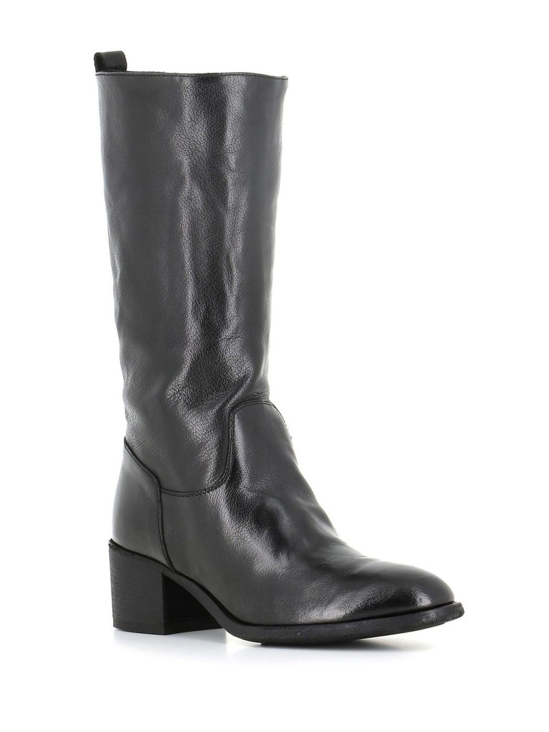 OFFICINE CREATIVE knee-length leather boots outlook