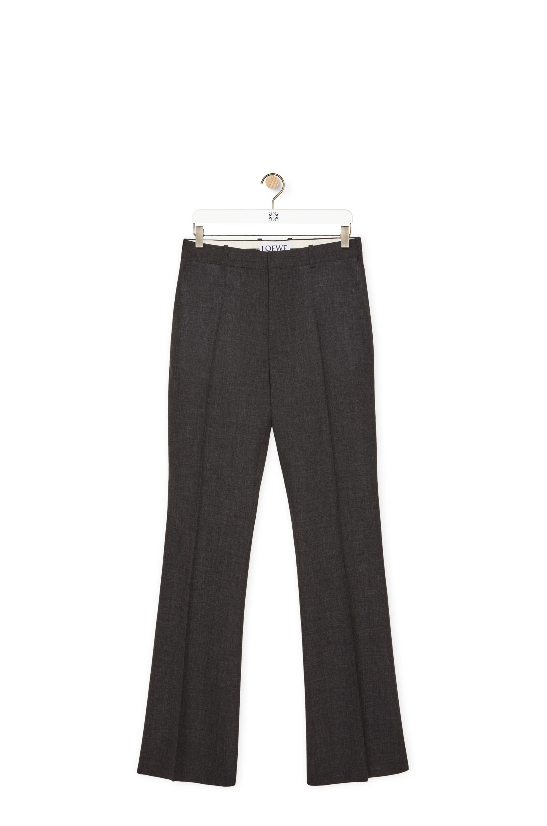 Bootleg trousers in wool - 1