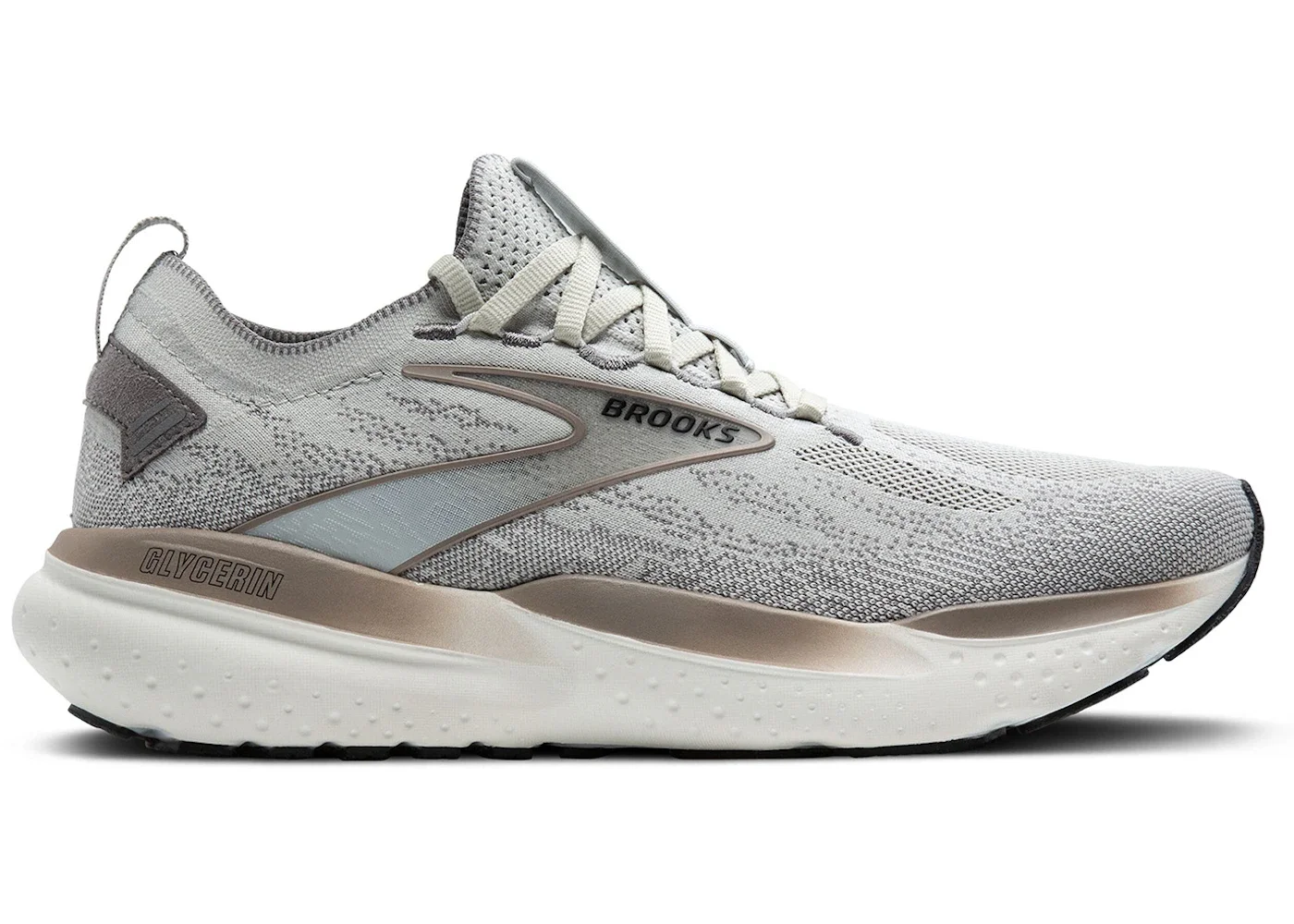 Brooks Glycerin StealthFit 21 Grey Frost Grey Champagne - 1