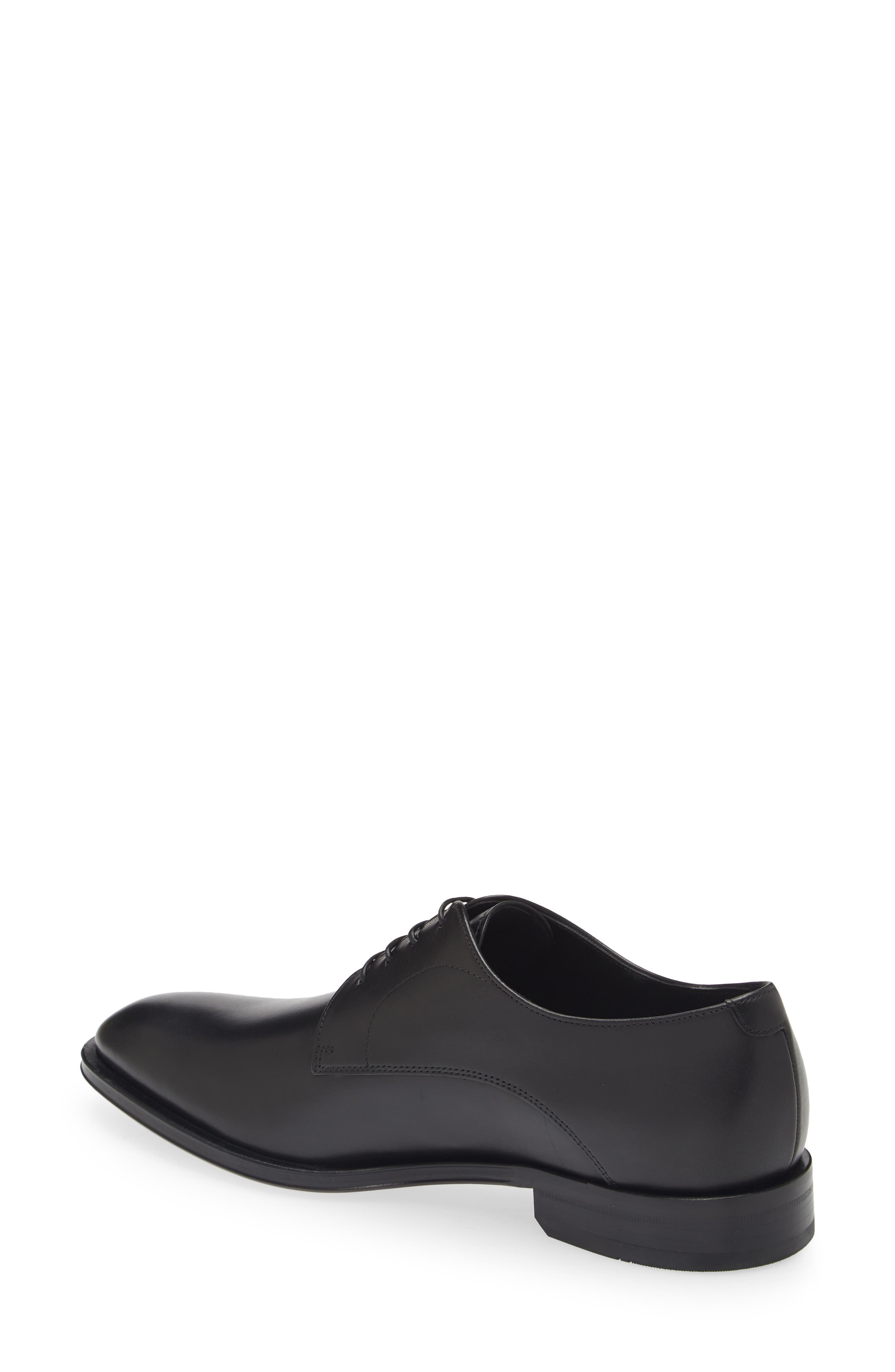 BOSS Derreck Plain Toe Derby in Black at Nordstrom - 2