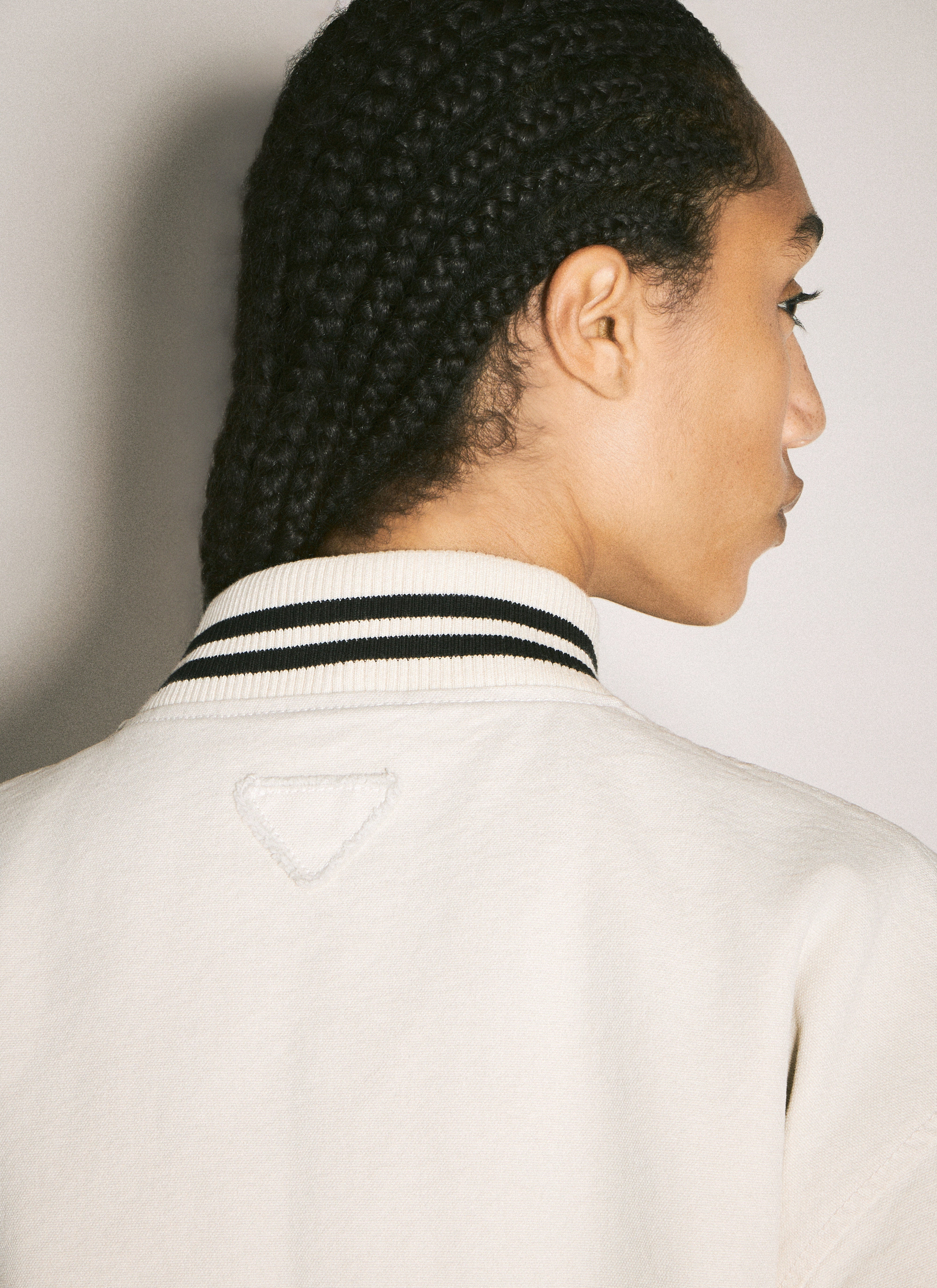 Prada Women Canvas Bomber Jacket - 6
