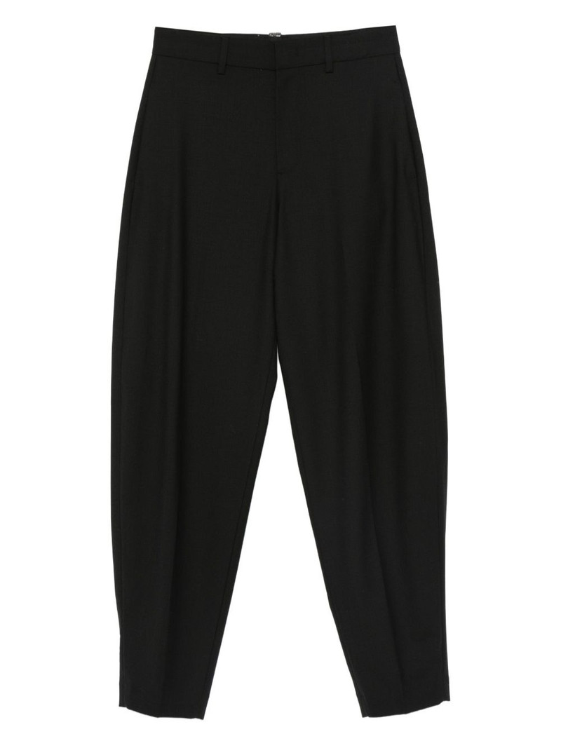 high-waisted tapered trousers 1