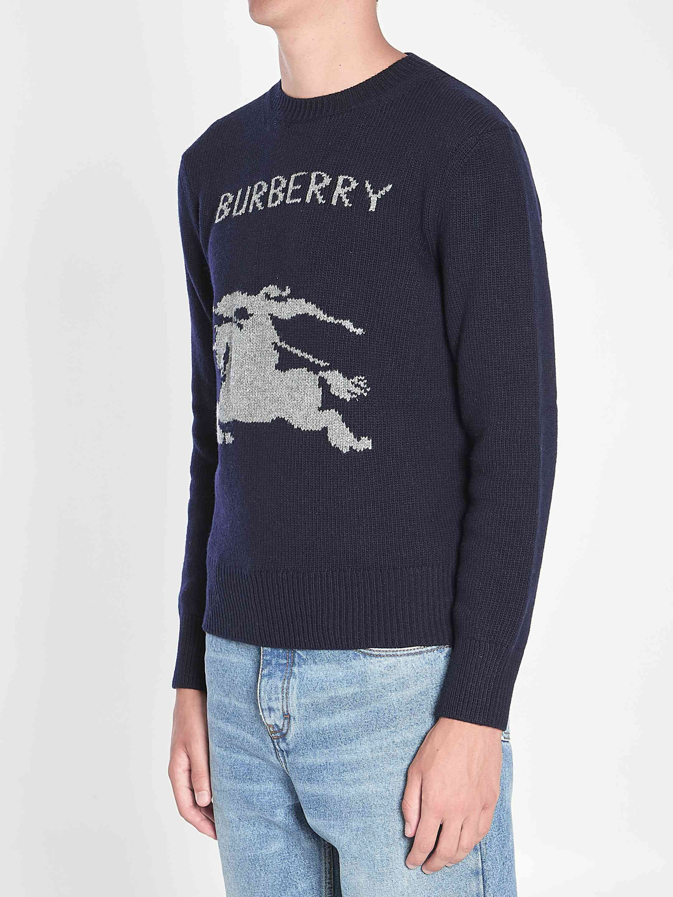 Burberry Men Wool And Cashmere Pullover - 2