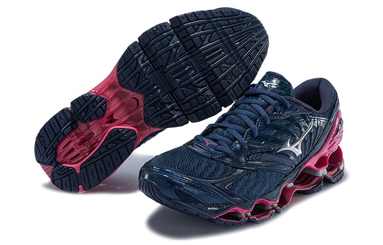 (WMNS) Mizuno Prophecy 8 Blue 'Pinkred Silver' J1GD190003 - 4