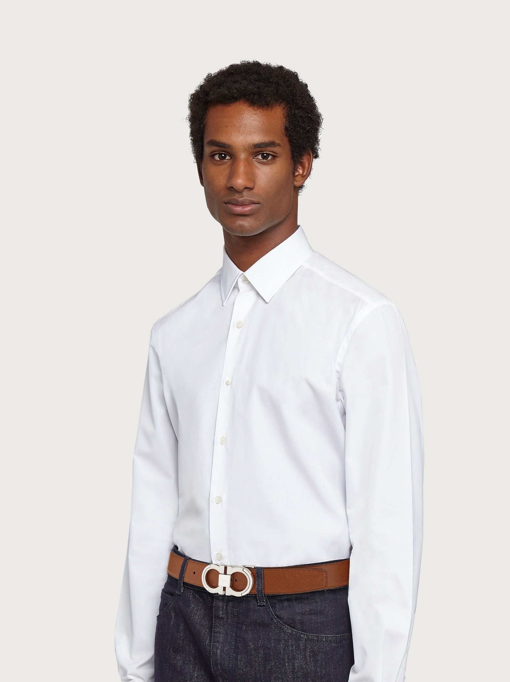 Reversible and adjustable Gancini belt - 4