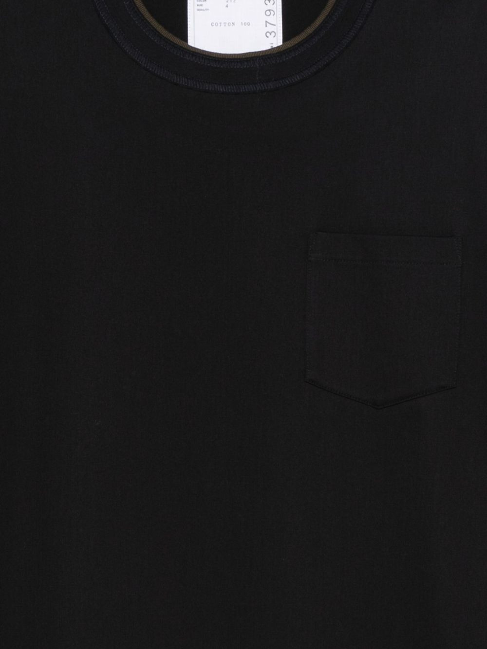 two-tone T-shirt - 3