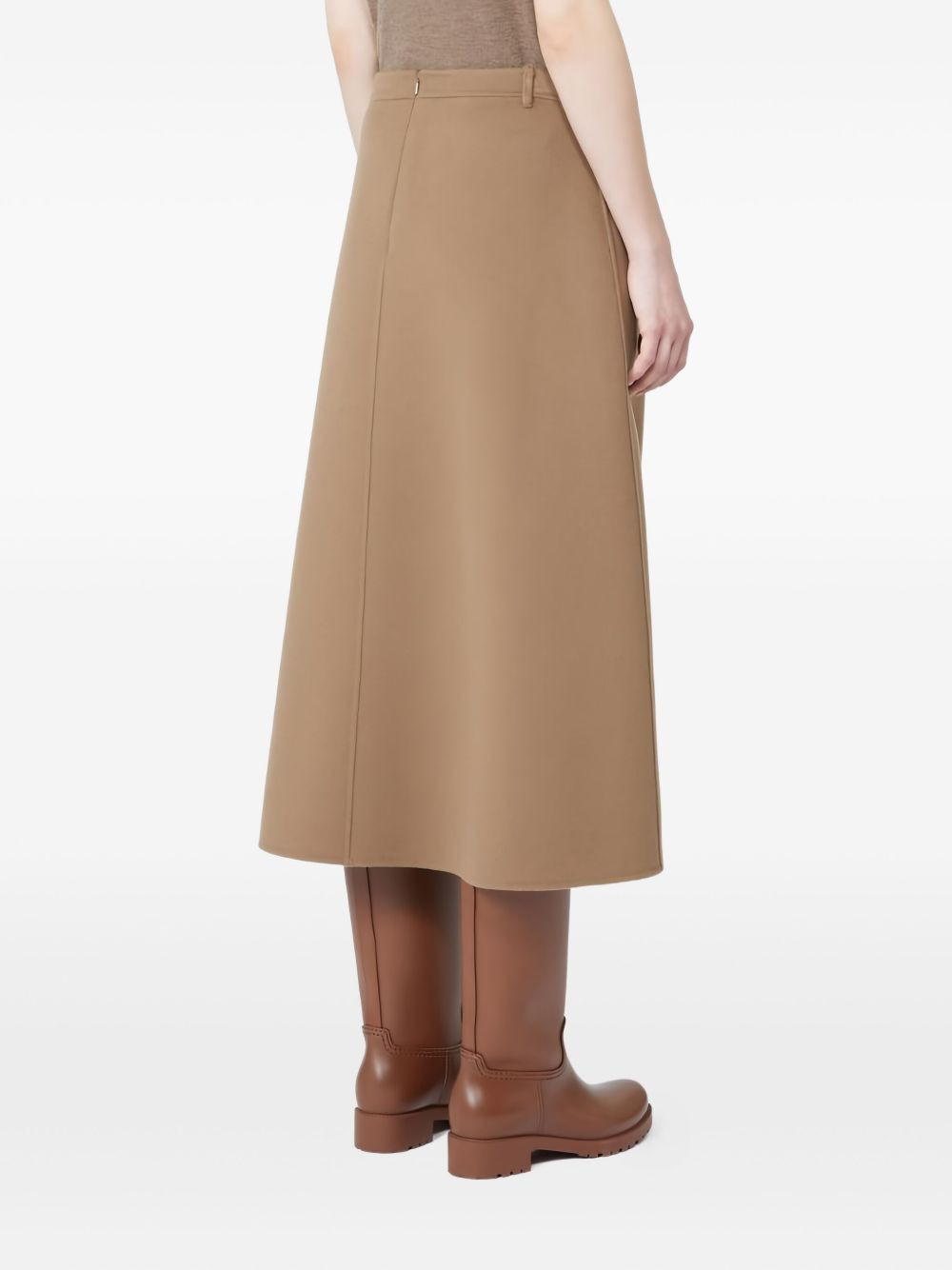 A-line wool skirt - 4