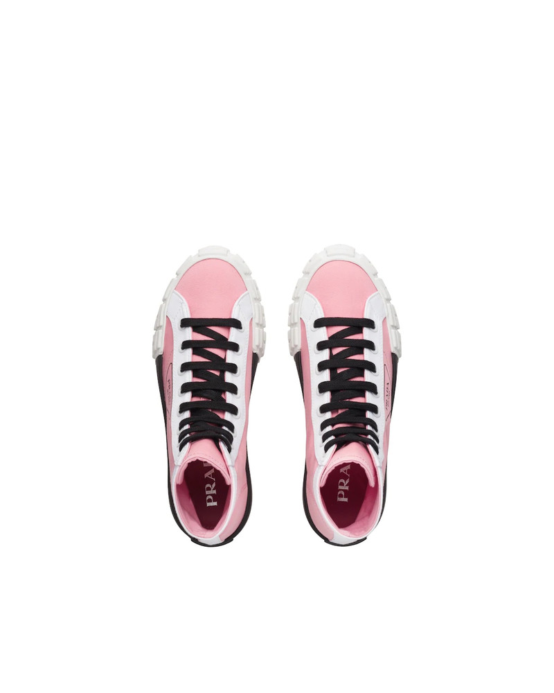 Prada Gabardine high-top sneakers outlook