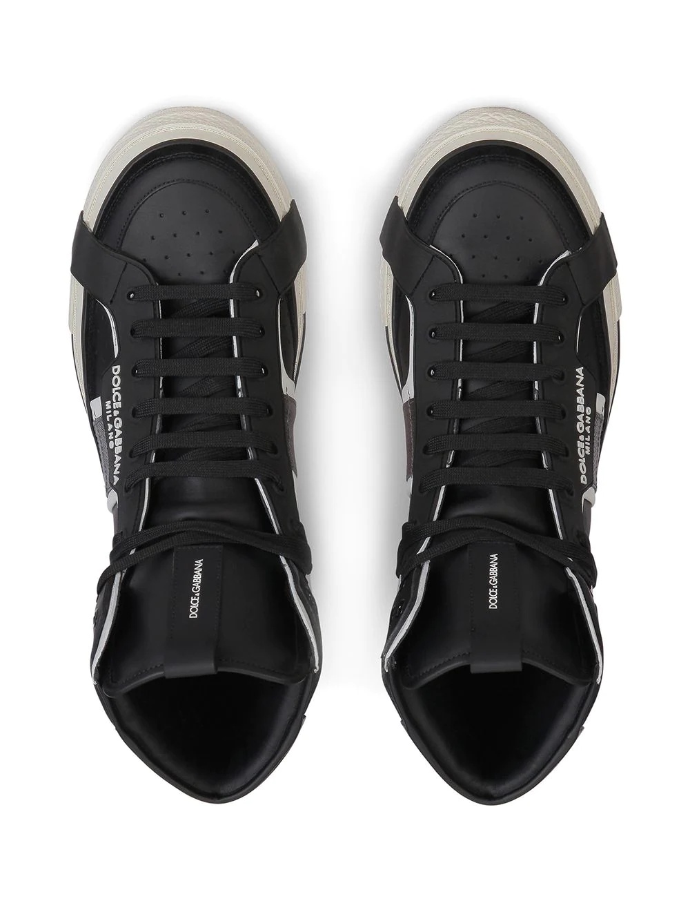 high-top lace-up sneakers - 4