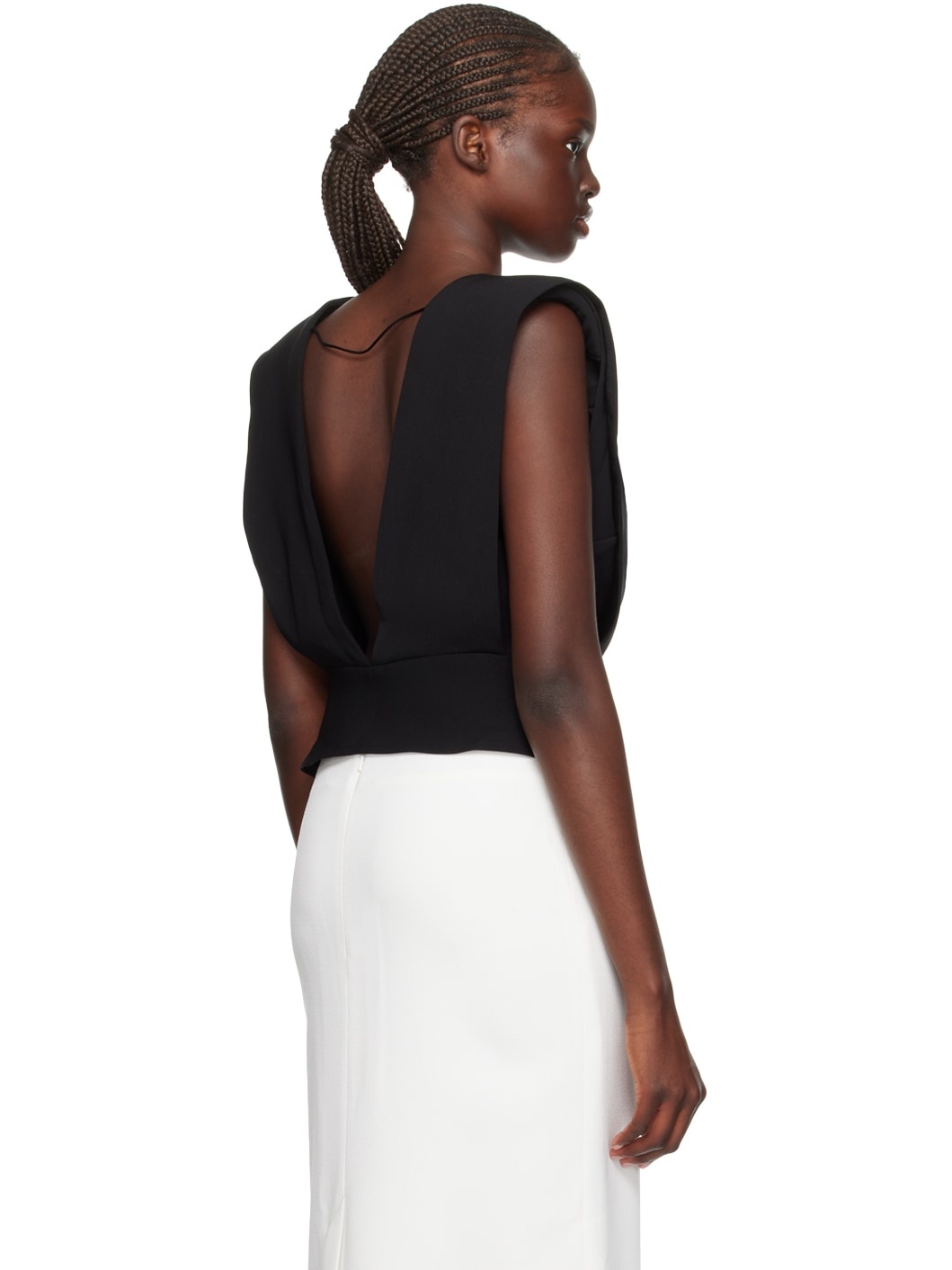 Black Sina Tank Top - 3