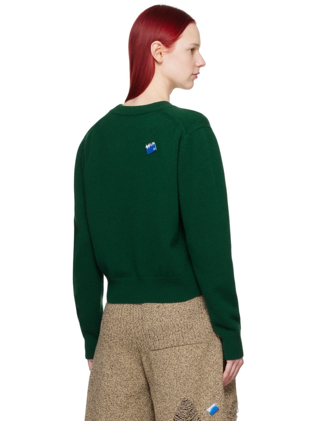 Green TRS Tag Sweater - 3
